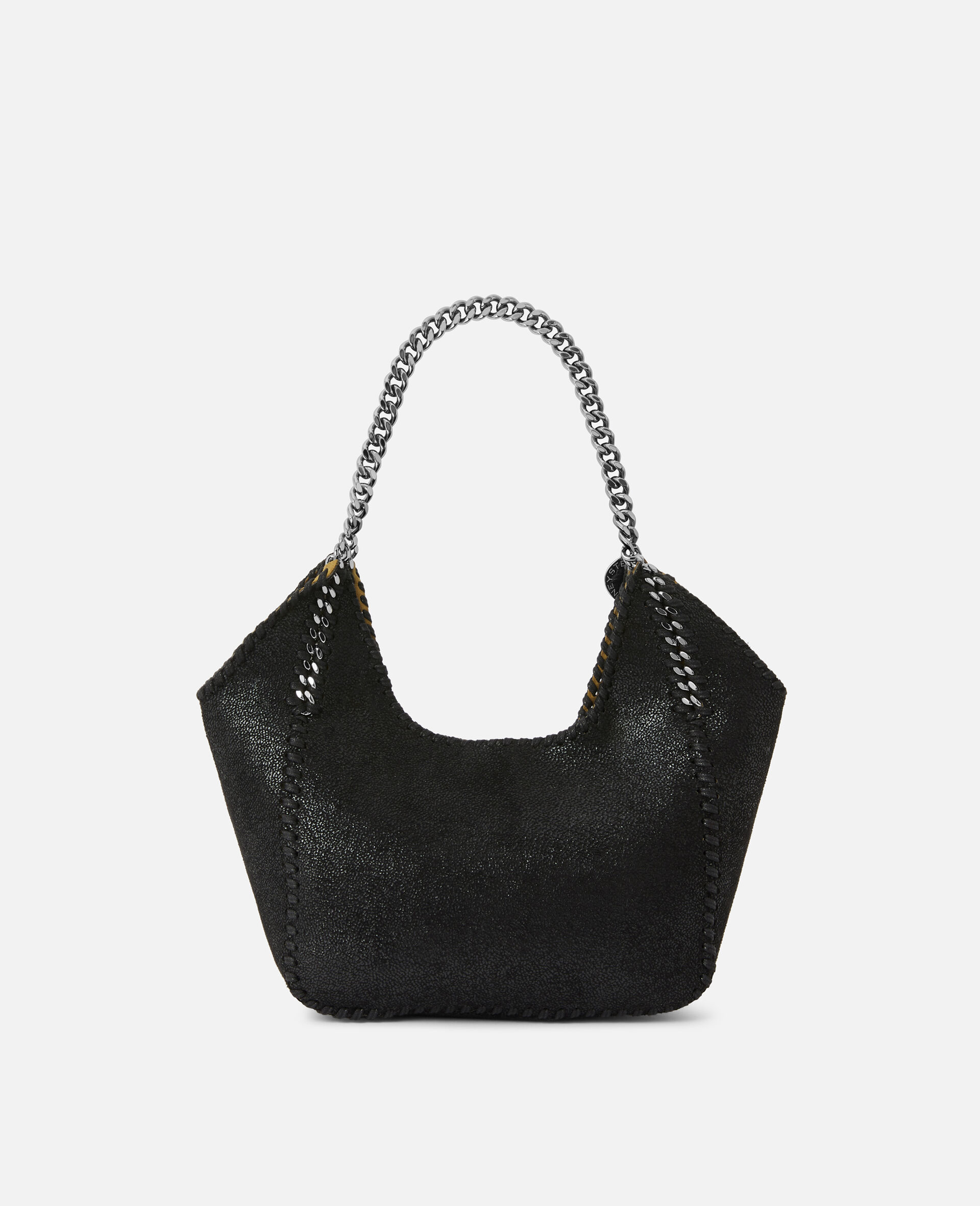 Mini Falabella Tote Bag -Black-large image number 2
