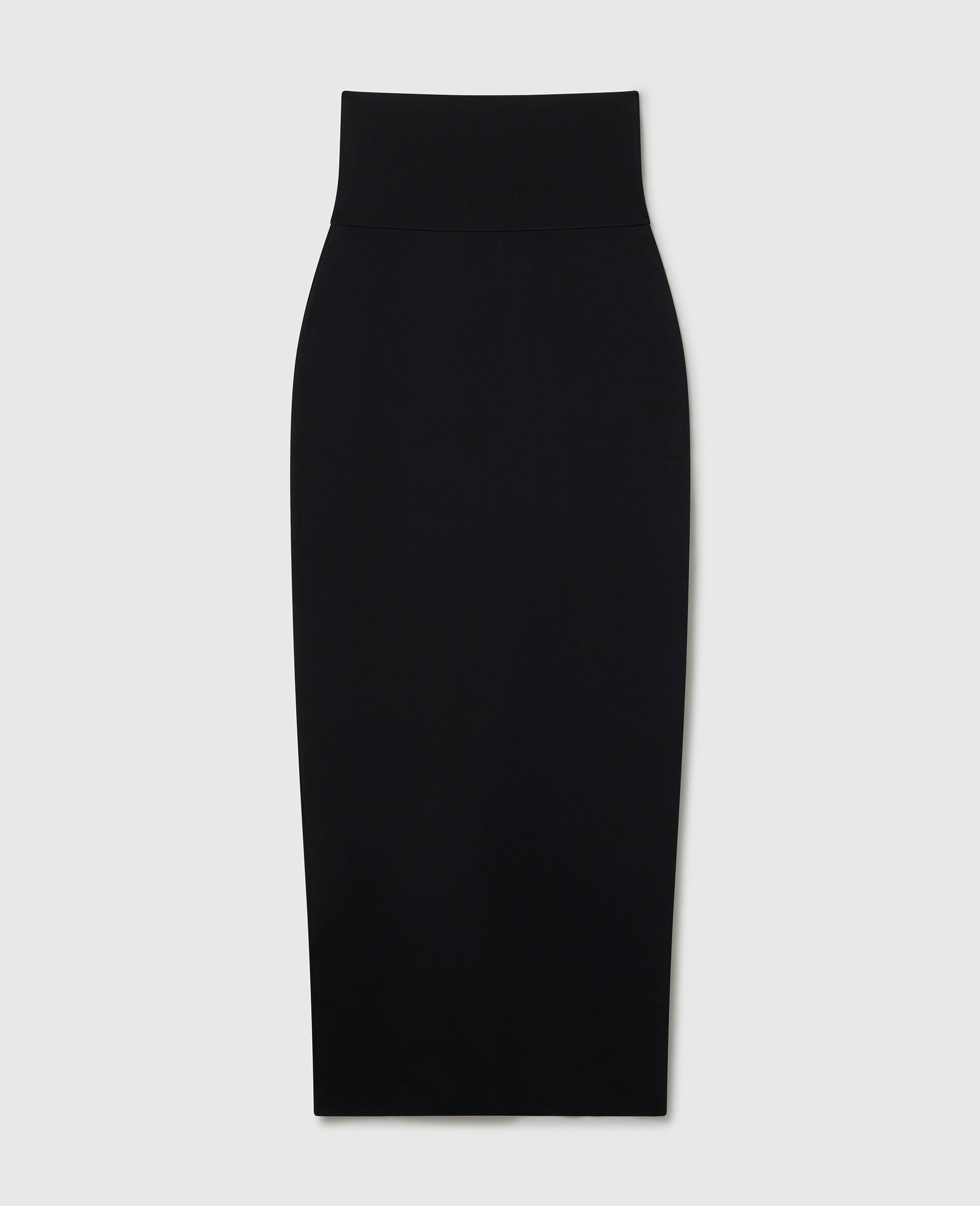 Miracle Compact-Knit Midi Skirt-Black-medium