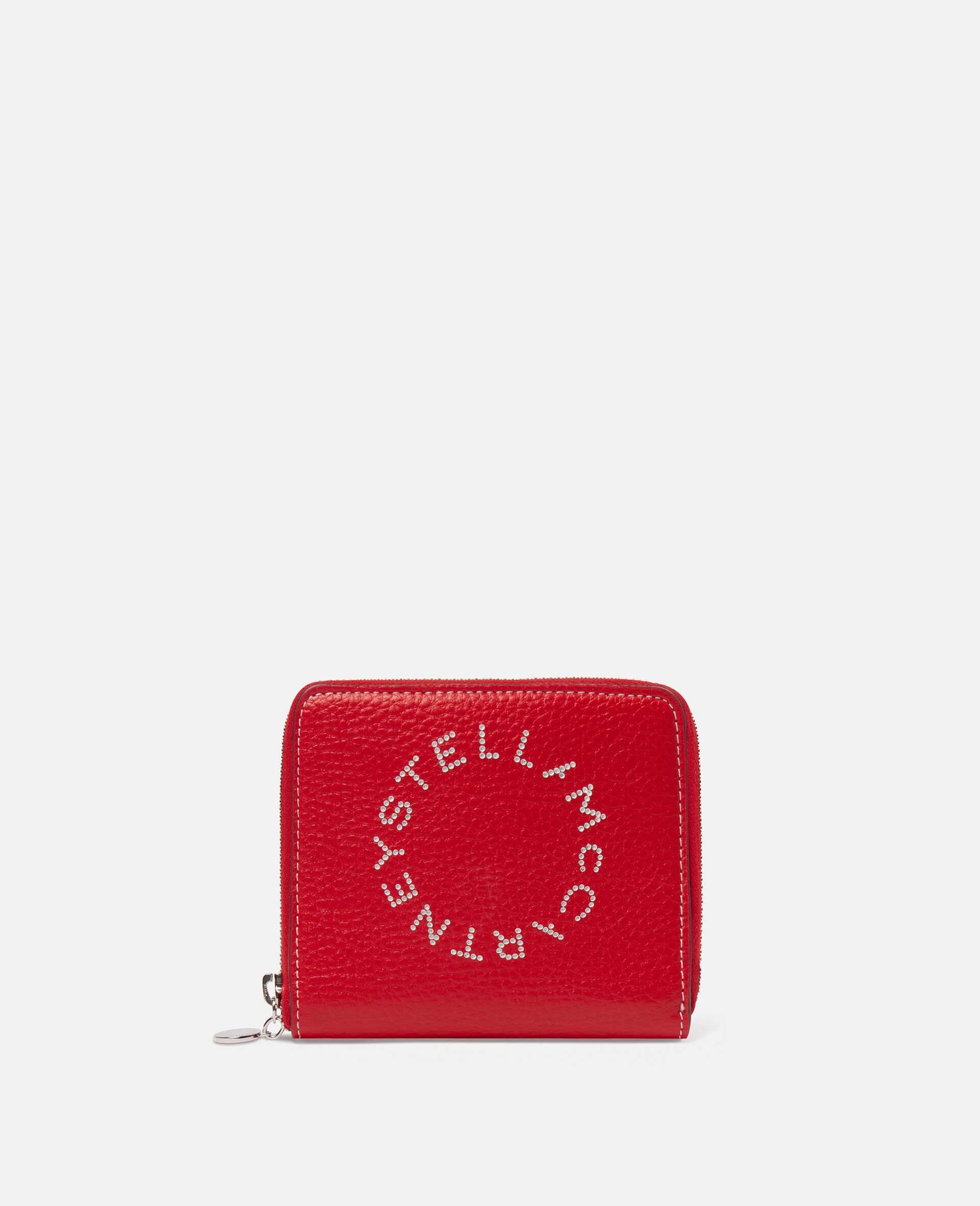 Stella Logo Zipped Small Wallet-Red-large