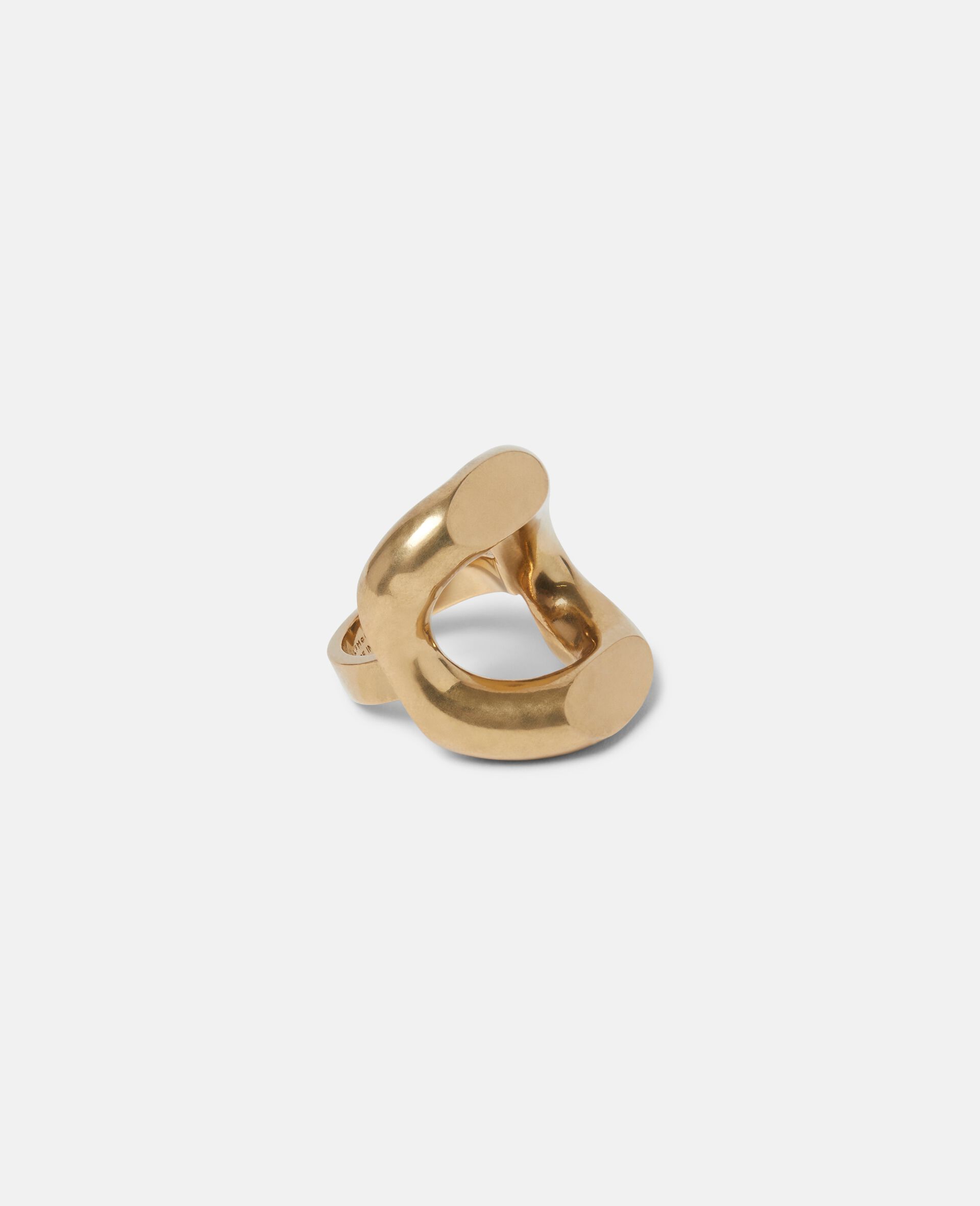 Women Vintage Gold Brass Ring Stella McCartney AU
