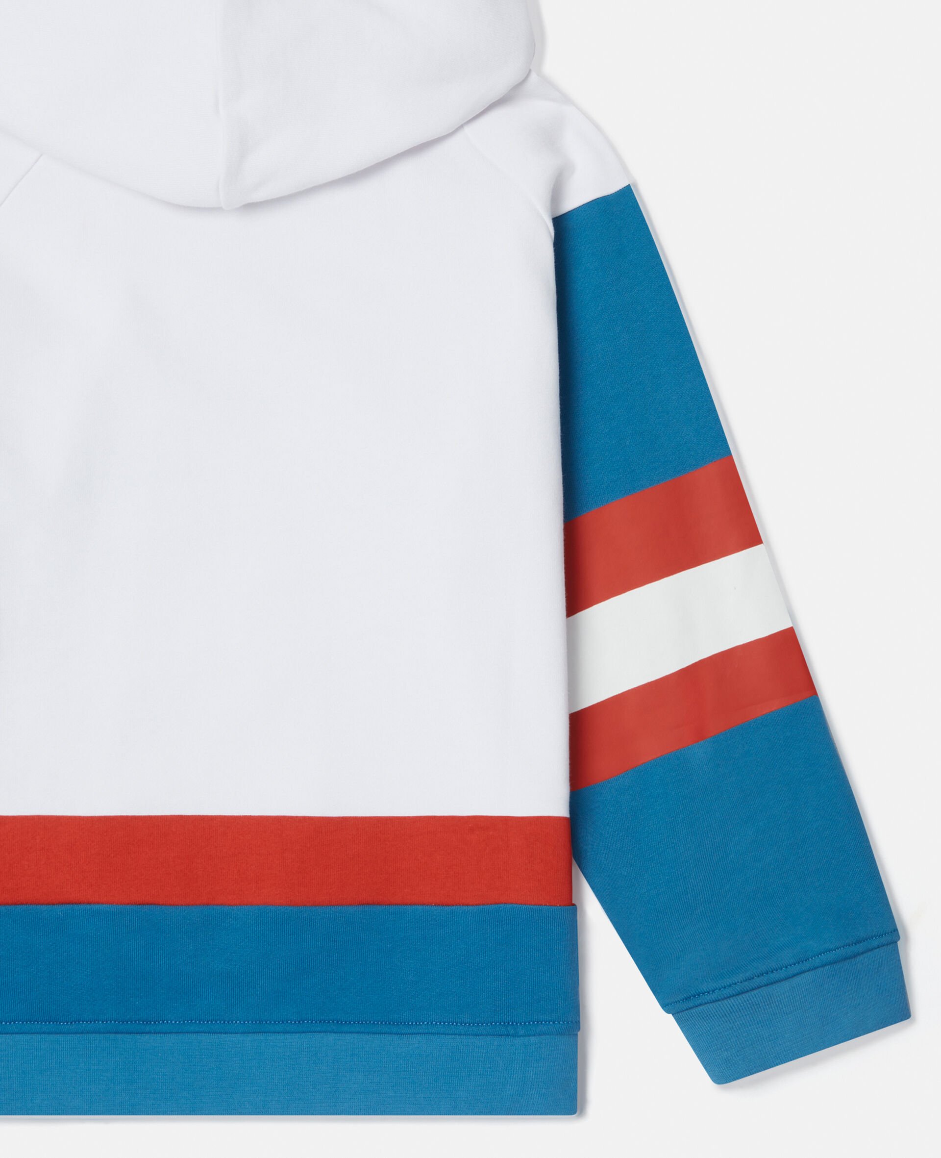 Varsity Logo Print Hoodie-Red-large image number 2