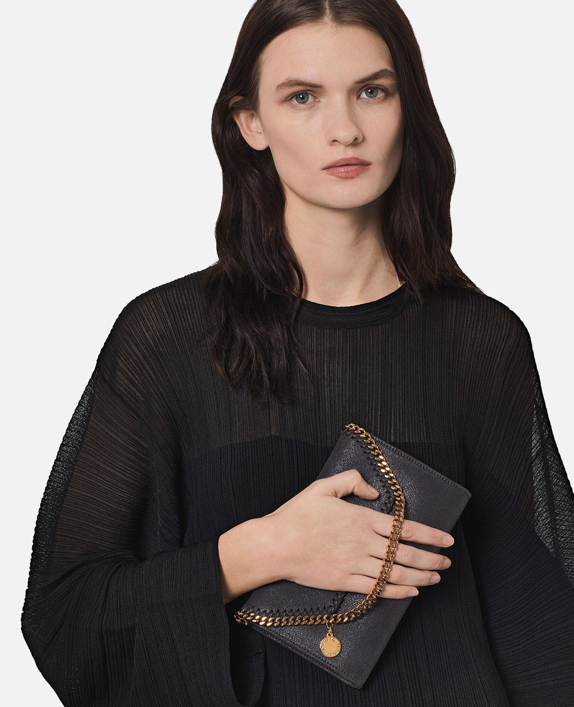 Falabella Wallet Crossbody Bag-Black-model