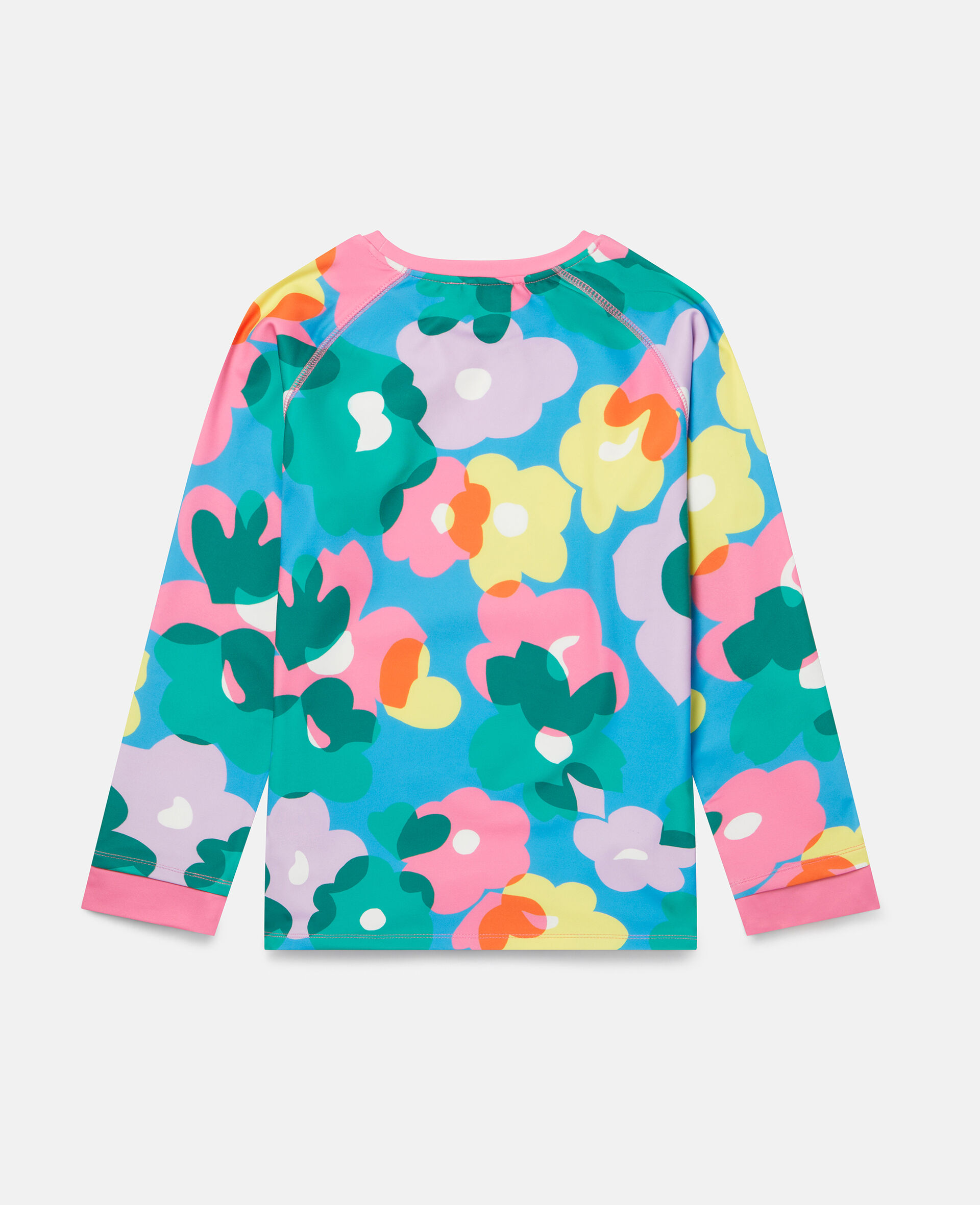 Floral Print Snow T‐Shirt-Multicoloured-large image number 2