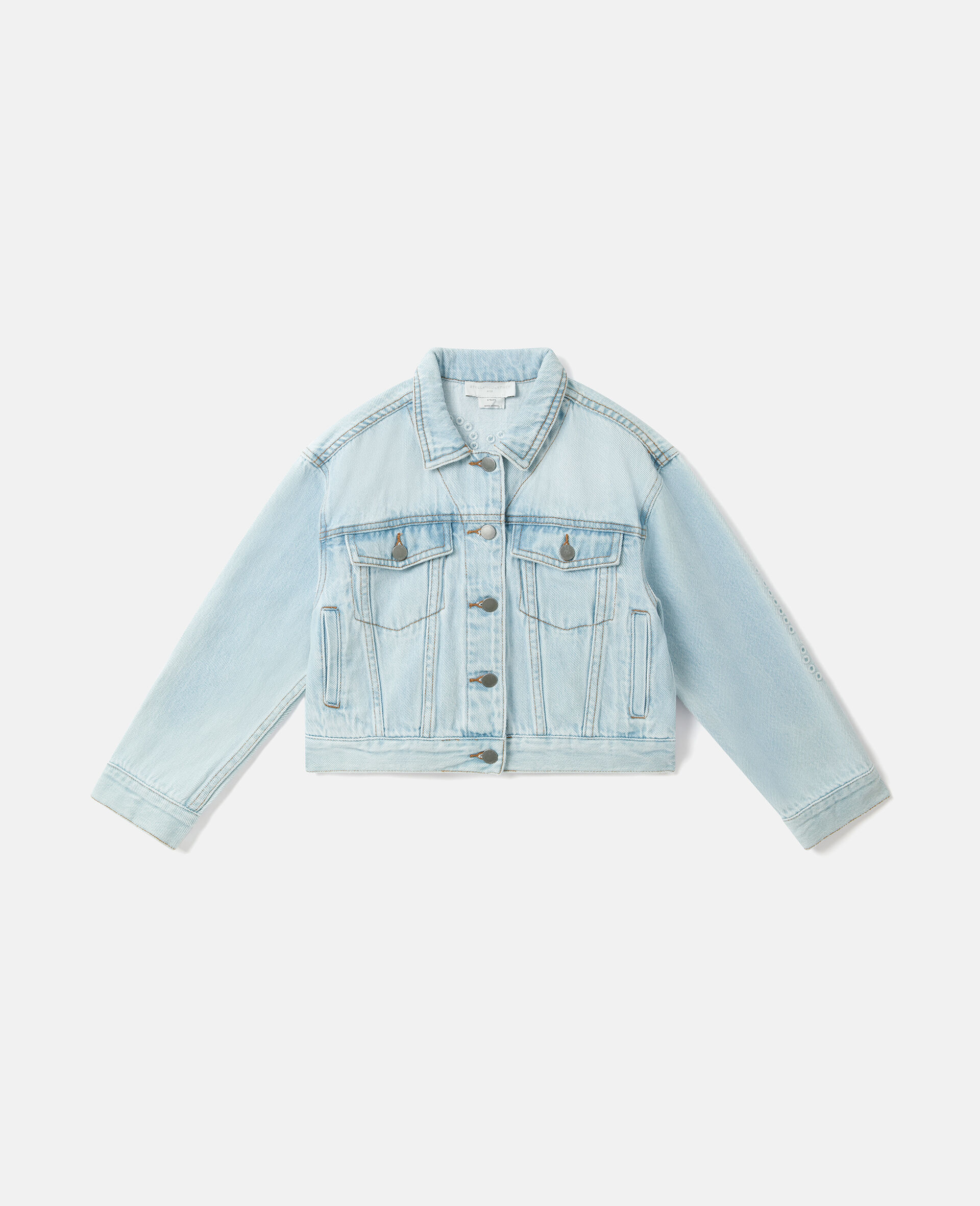 Denim Trucker Jacket  -Blue-medium