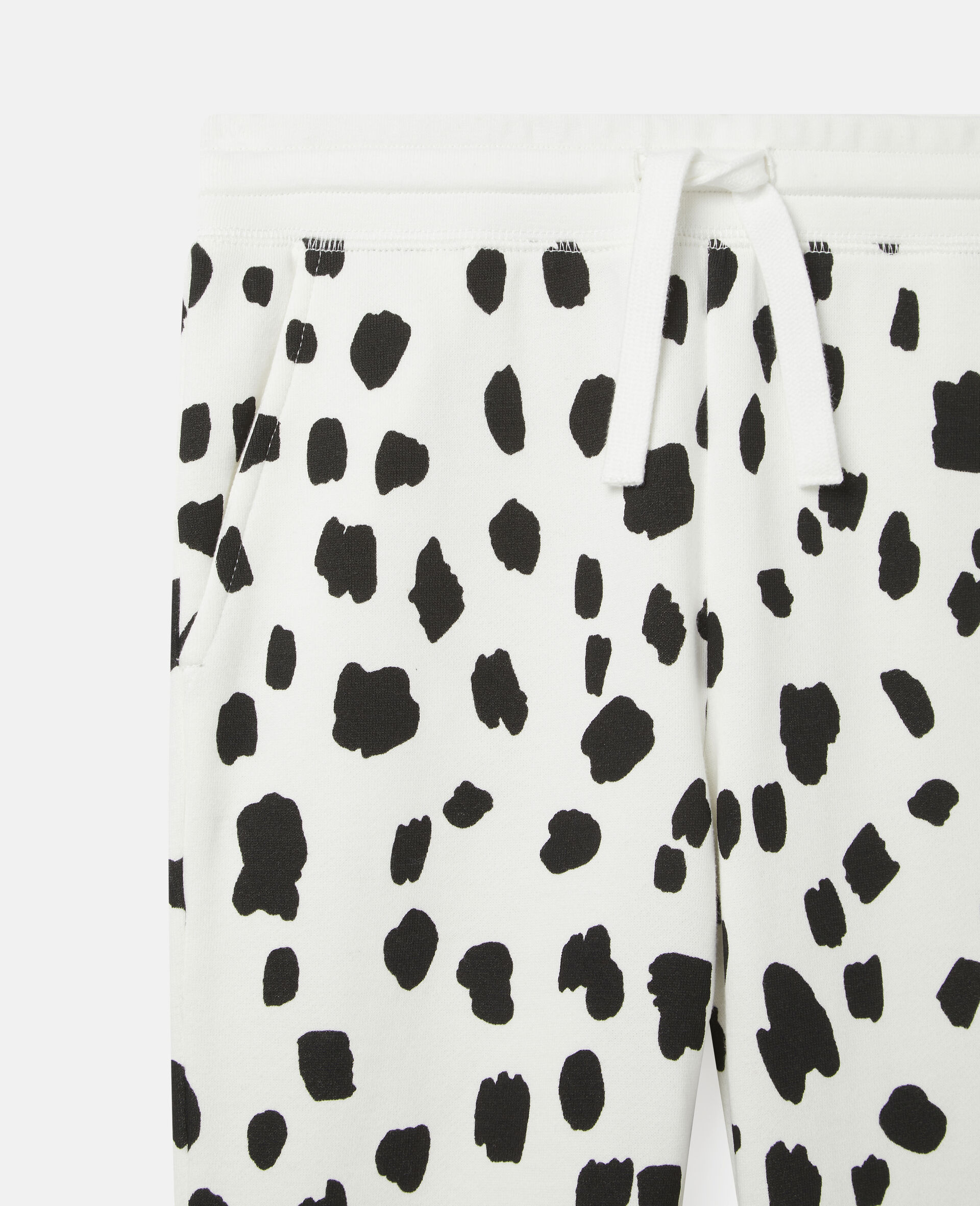 Kids White Dalmatian Spots Corduroy Pants Stella McCartney US