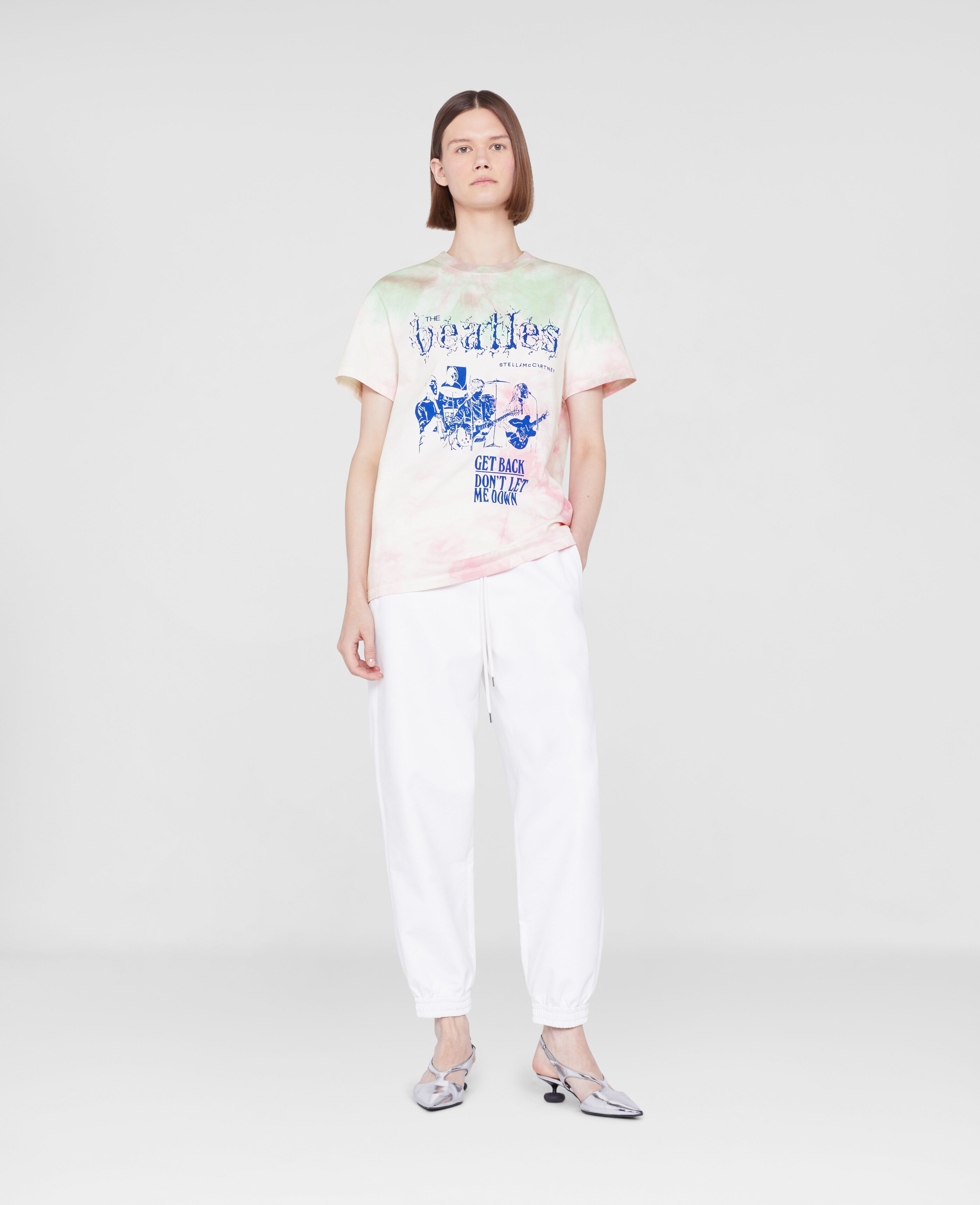 Women マルチカラー ゲットバック タイダイ Tシャツ | Stella