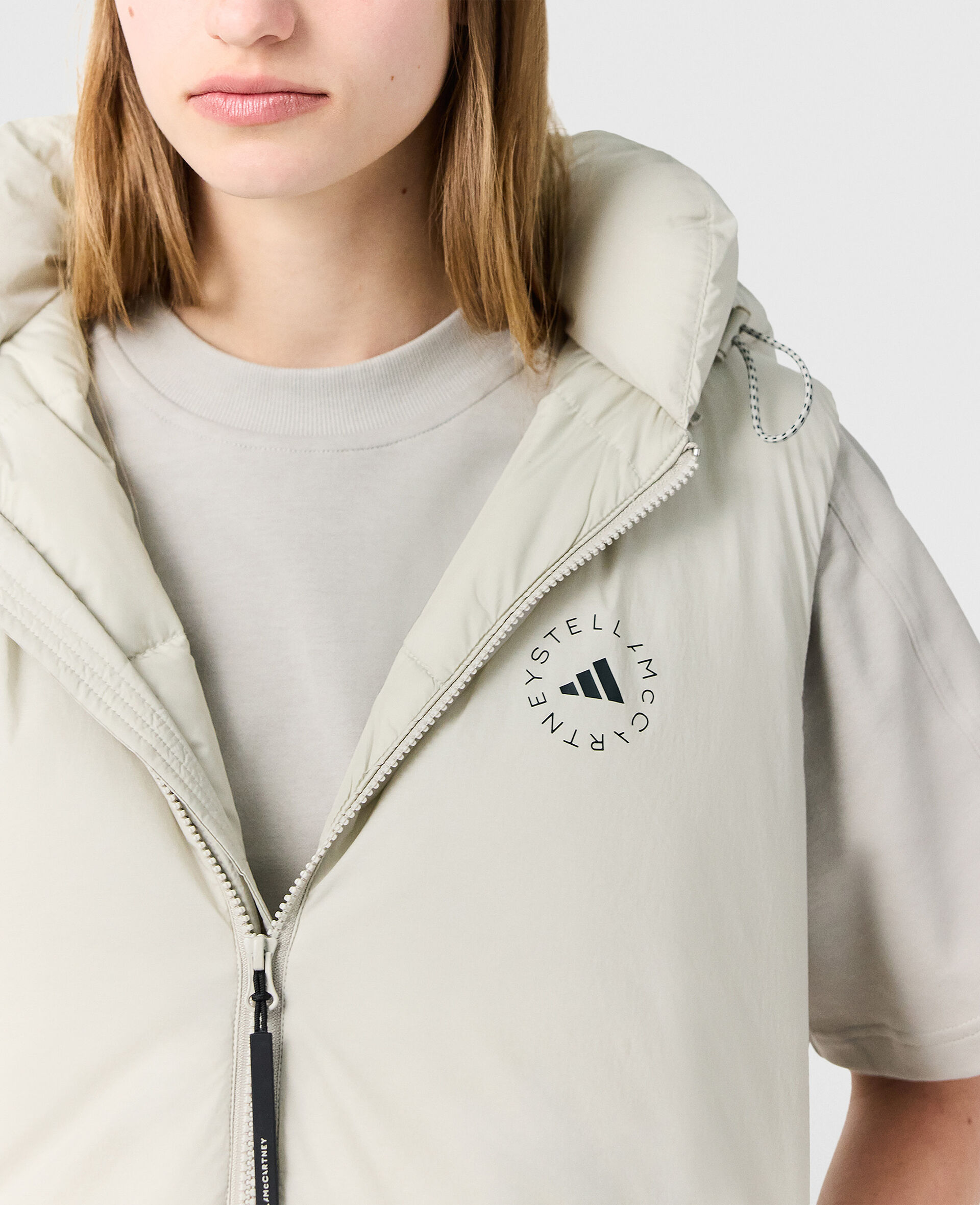 TrueNature Padded Hooded Vest-Grey-large image number 3