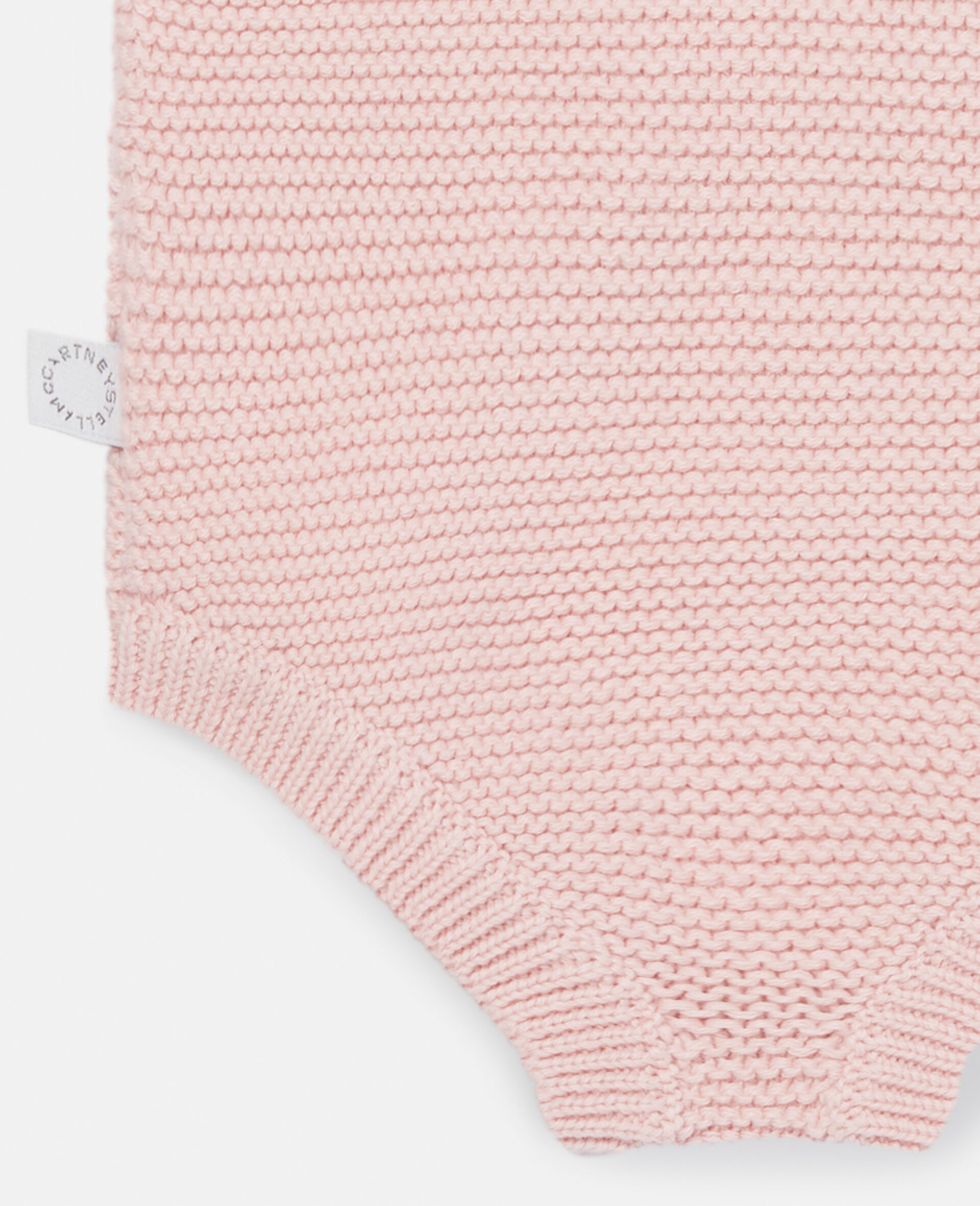 Knitted Smiley Mushroom Bodysuit-Pink-large image number 2