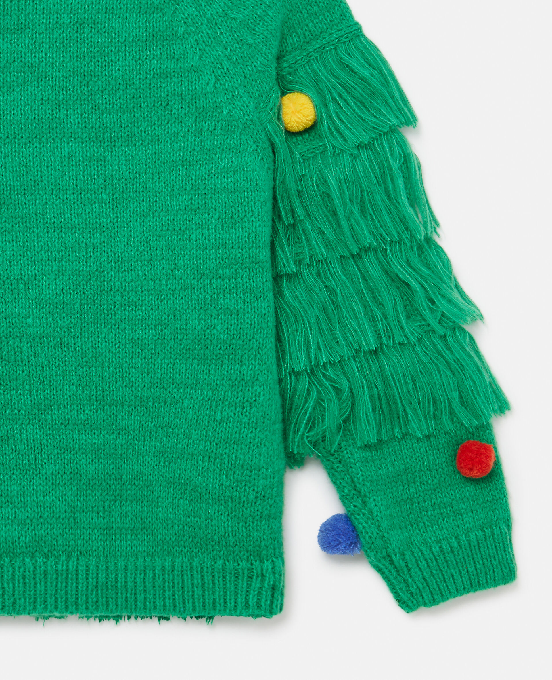 Christmas Tree Knitted Jumper-Green-large Christmas Tree Knitted Jumper-Green-large image number 3