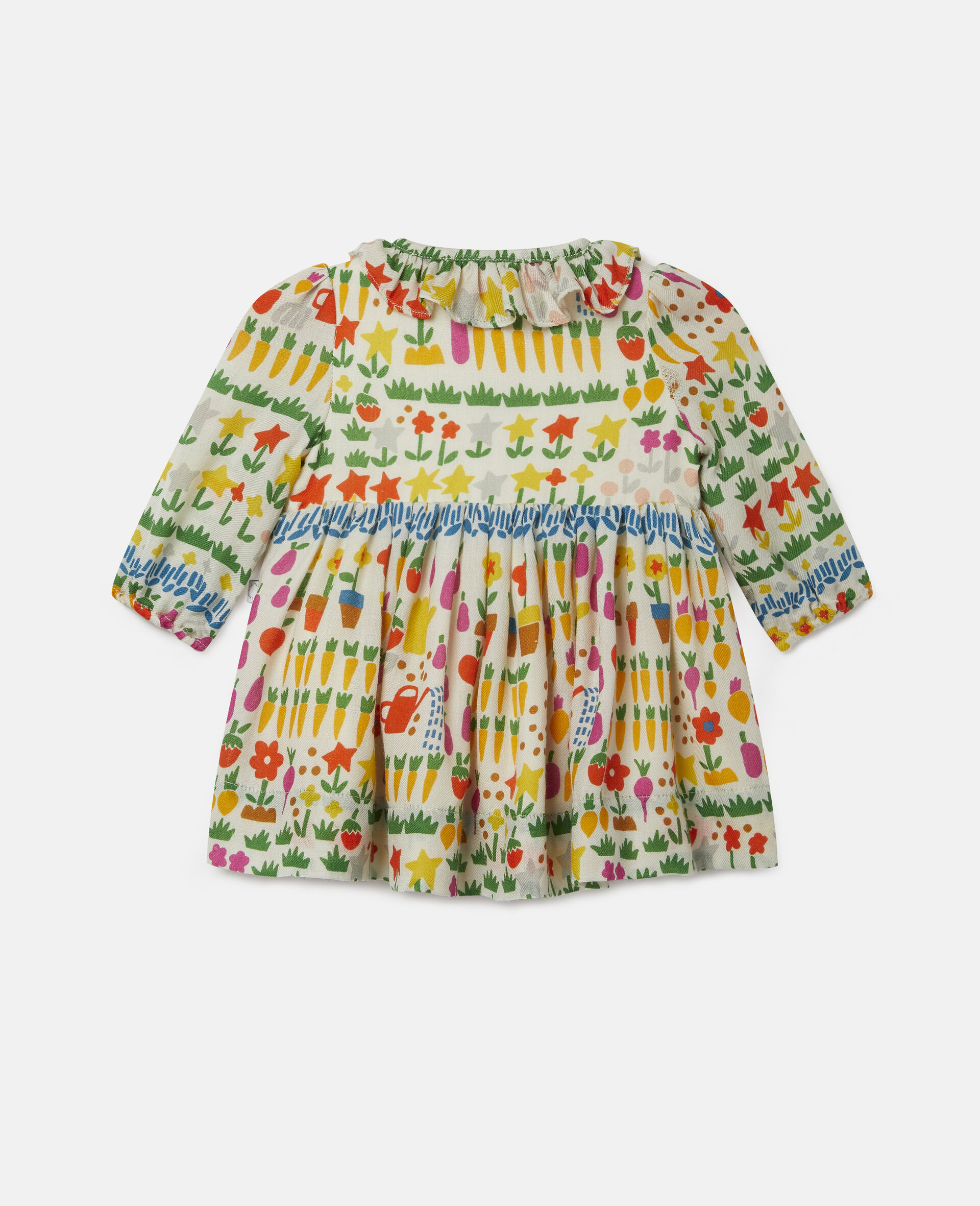 Garden Wool Dress-Multicolour-large