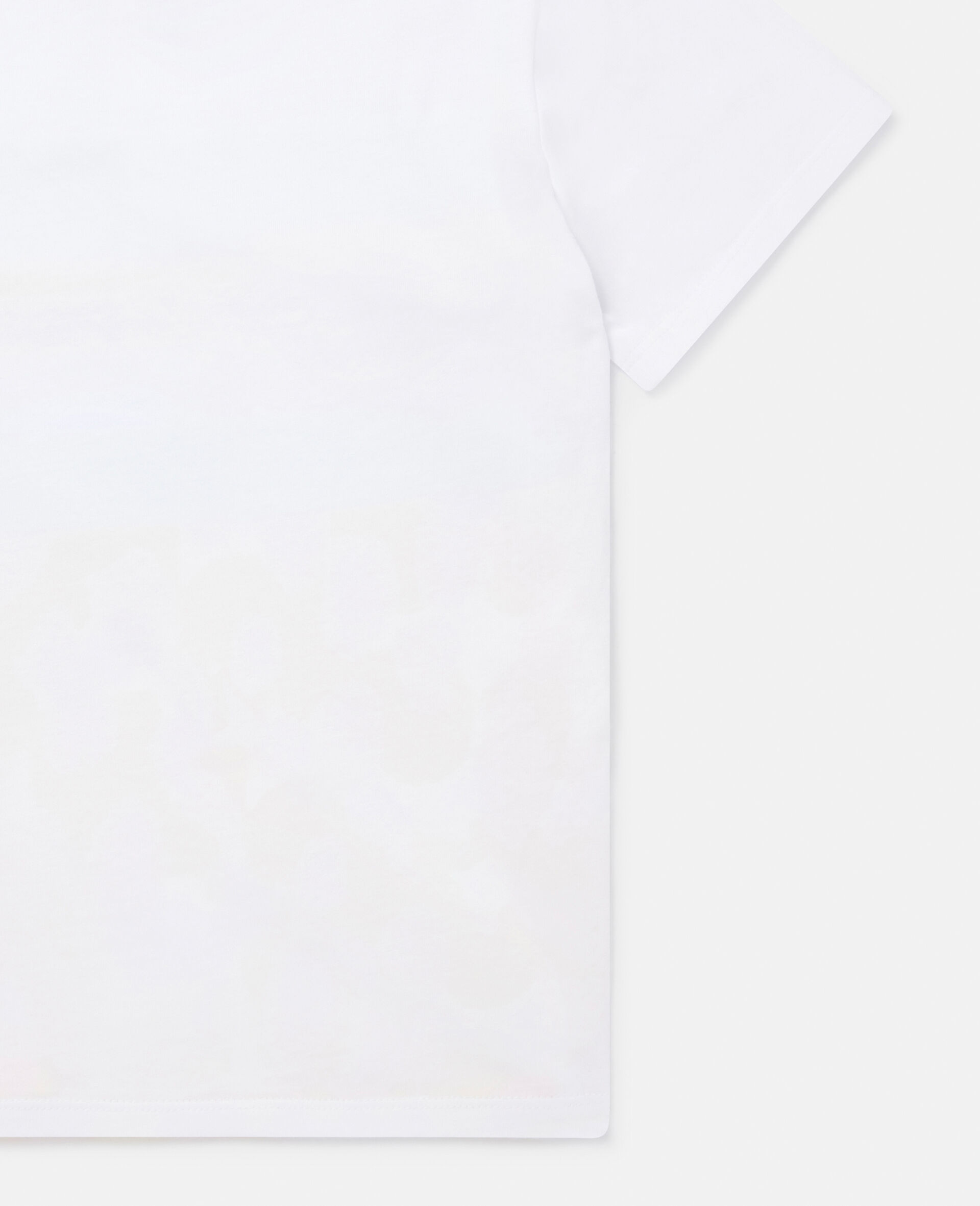 Stella Logo Camouflage Print Mesh T-Shirt-White-large image number 3