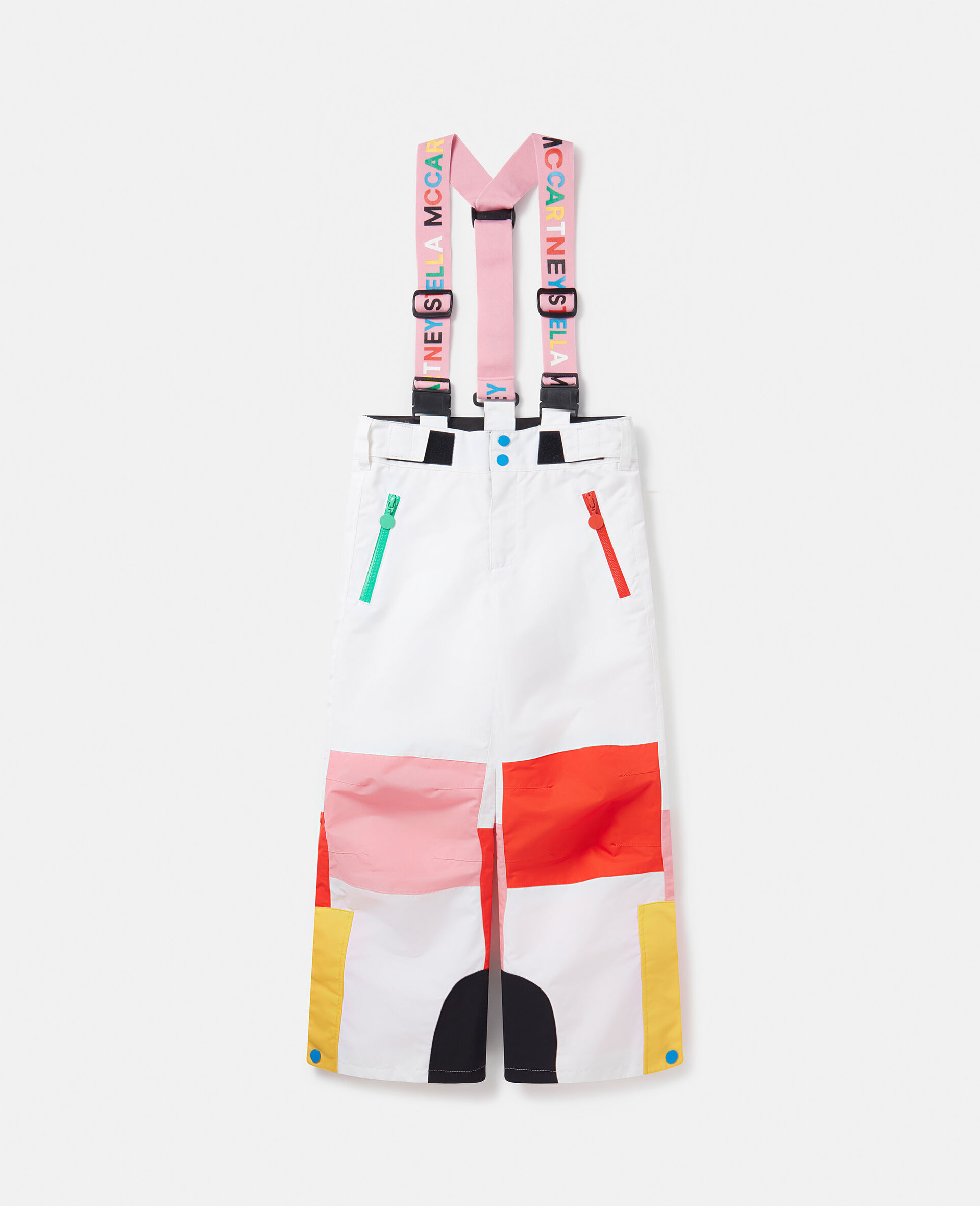 拼色背带裤-Multicolored-large image number 0