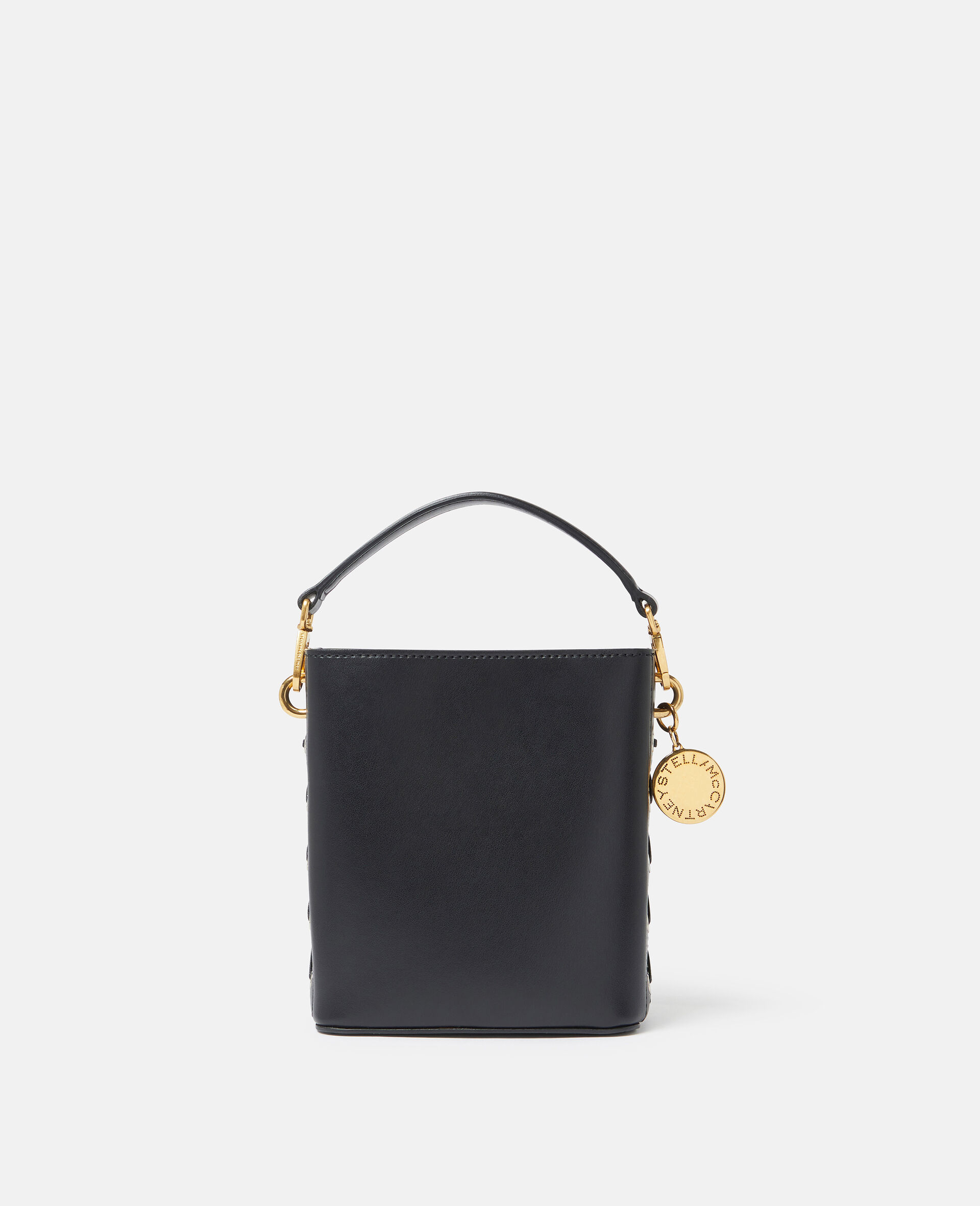 Whipstitched Bucket Bag   -Black-large image number 3