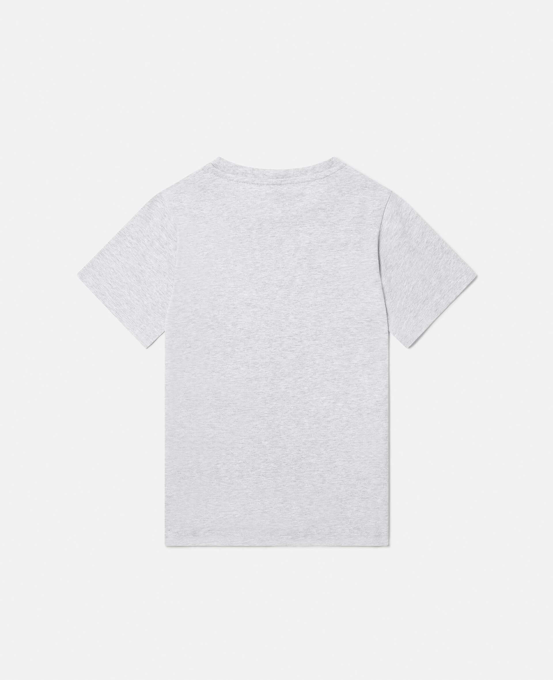 Stella Logo Rock Guitar Print T-Shirt-Grey-large image number 2