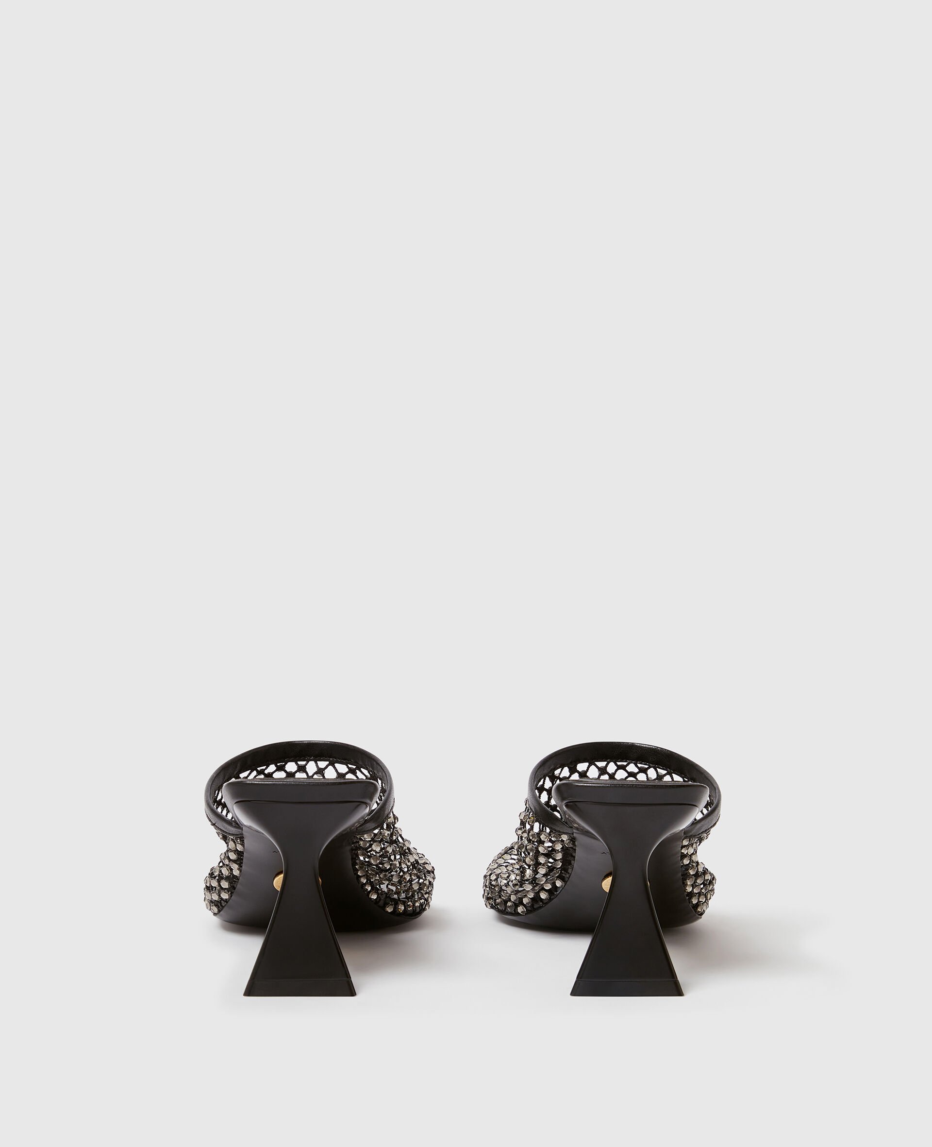 크리스탈 메쉬 뮬-黑色-large image number 2