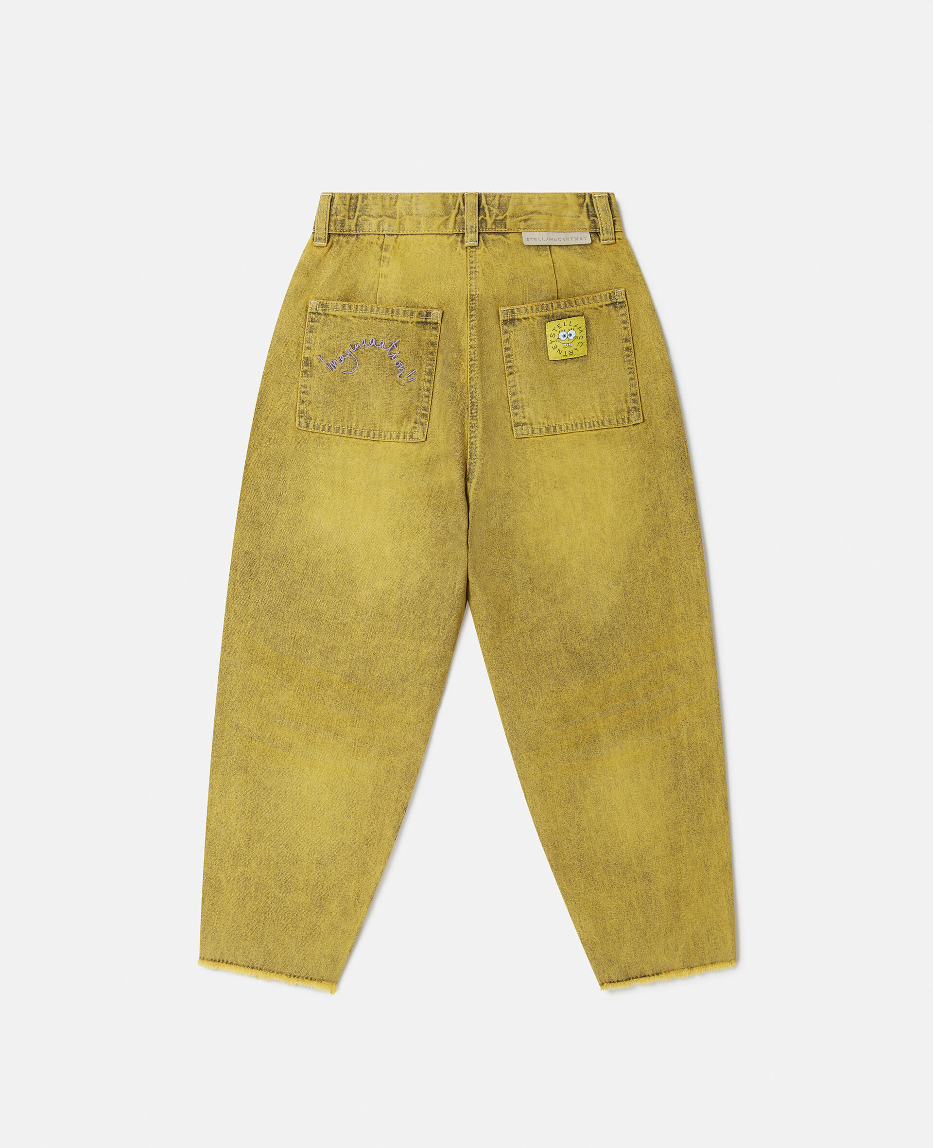 SpongeBob Graphic Denim Jeans-Yellow-large image number 2