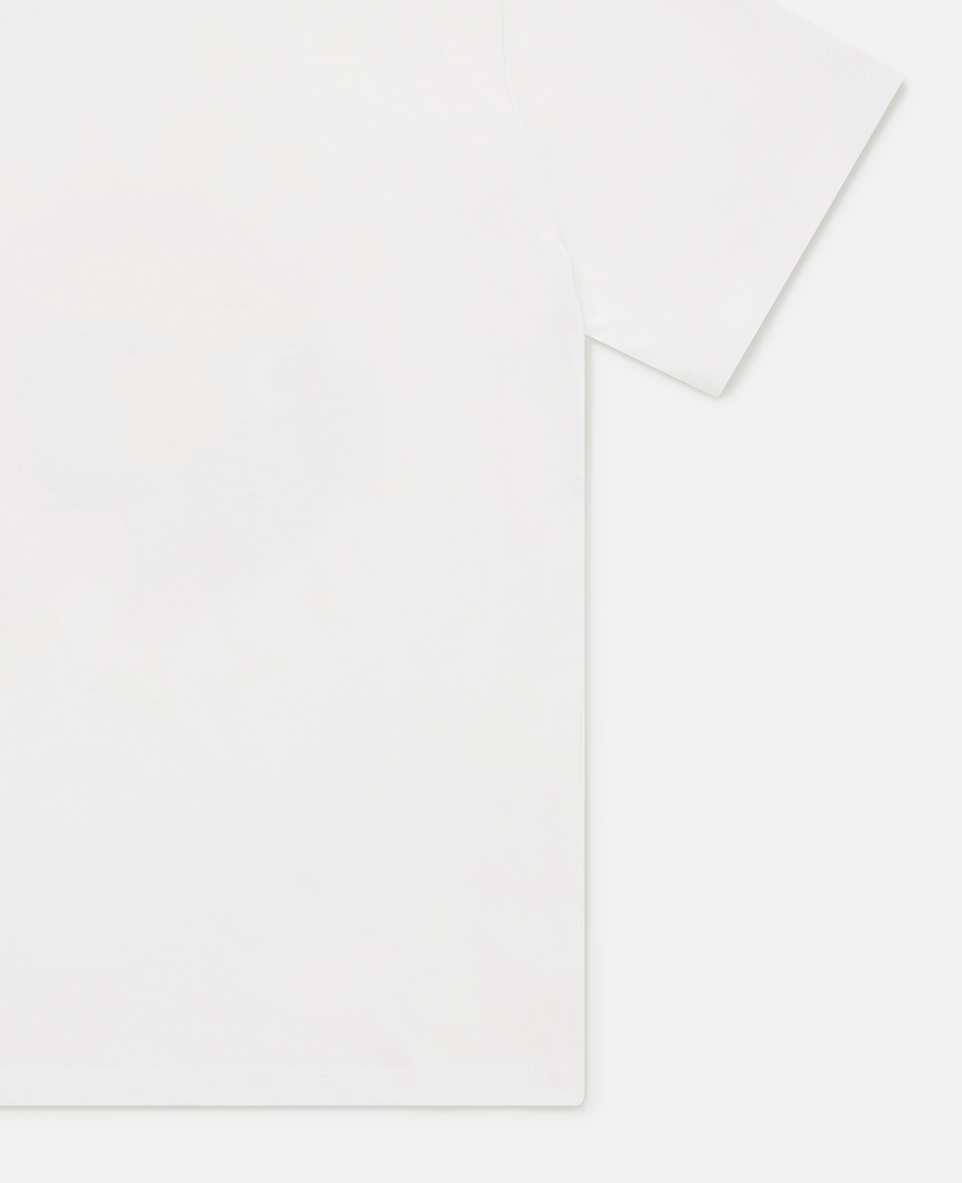 Fish Graphic T-Shirt-White-large image number 3