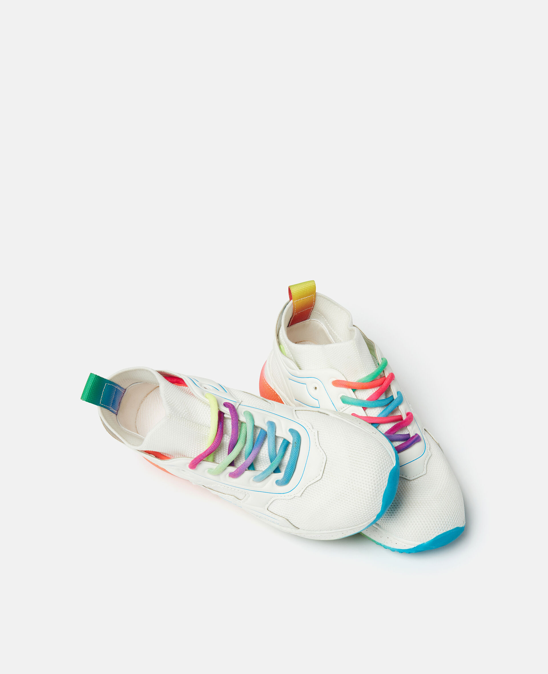 Moniker Print Lace-Up Sneakers-Cream-large image number 3