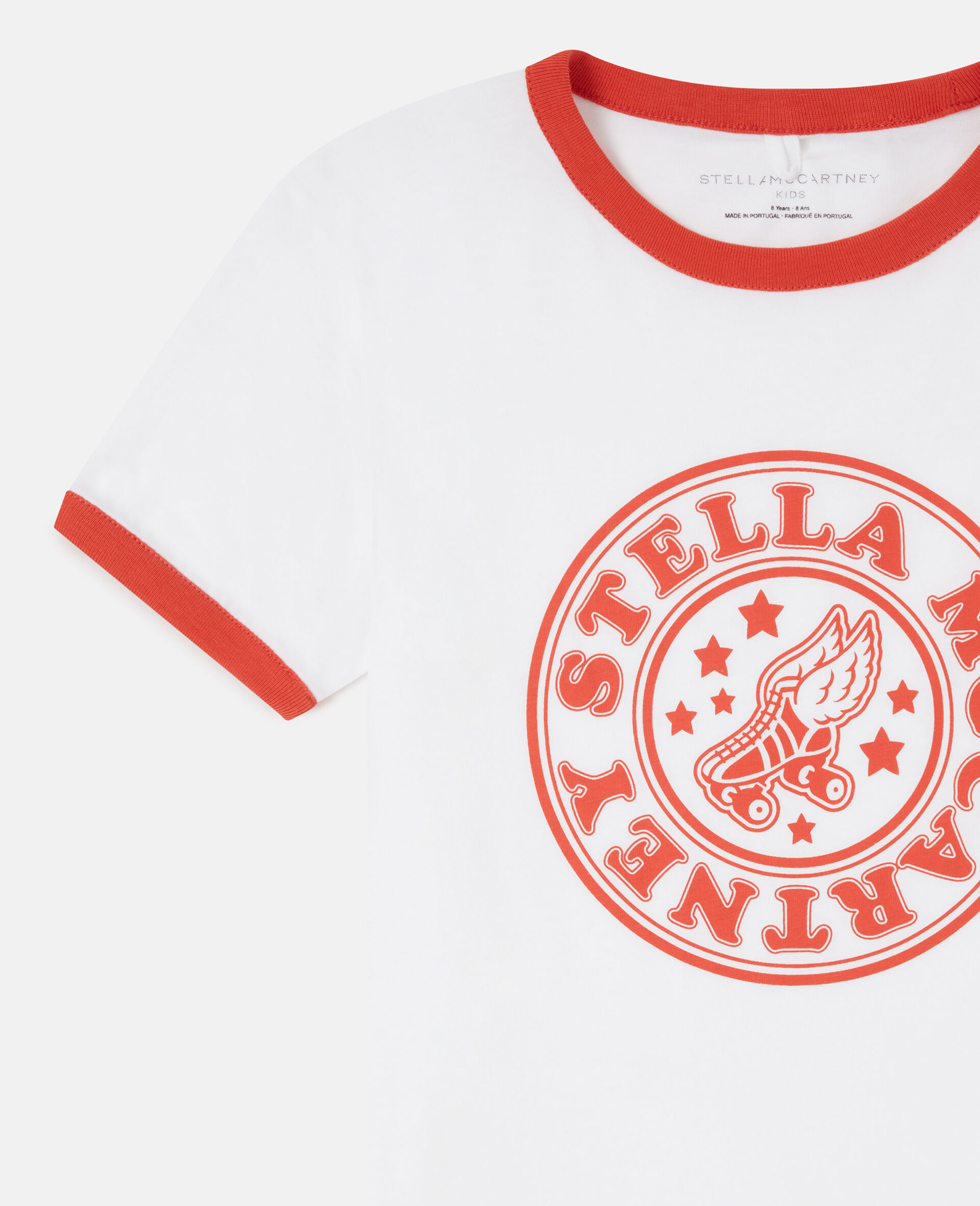 バーシティロゴ グラフィック Tシャツ-ホワイト-large image number 1