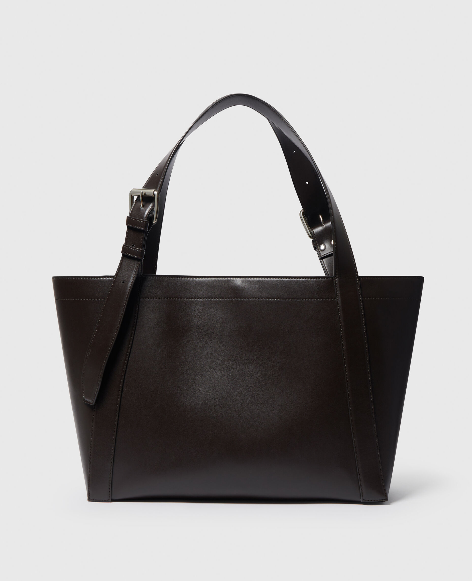 Umhänge Tote Bag mit Logo-Brown-large image number 3