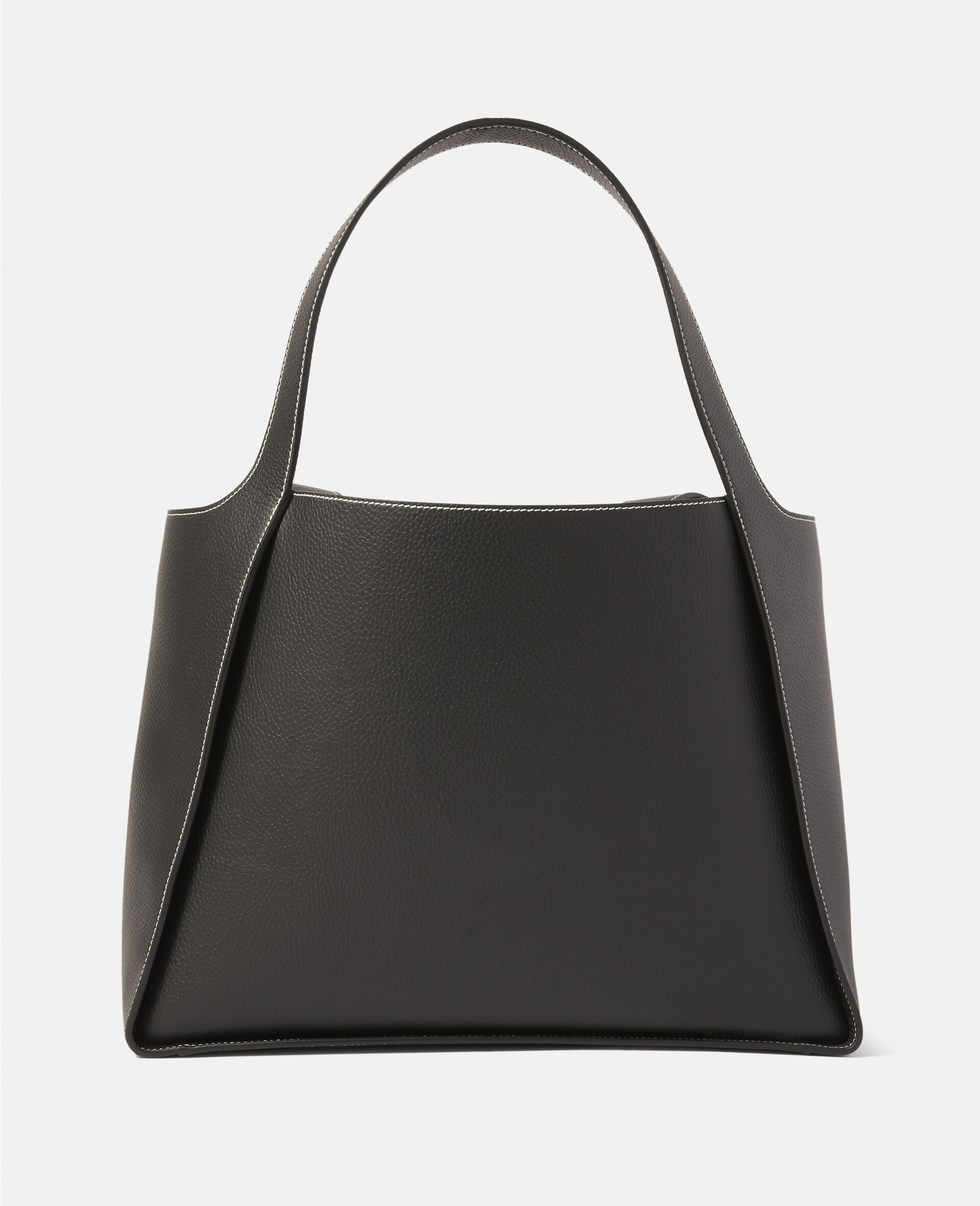 Stella Logo Grainy Alter Mat Tote Bag-Black-large image number 5