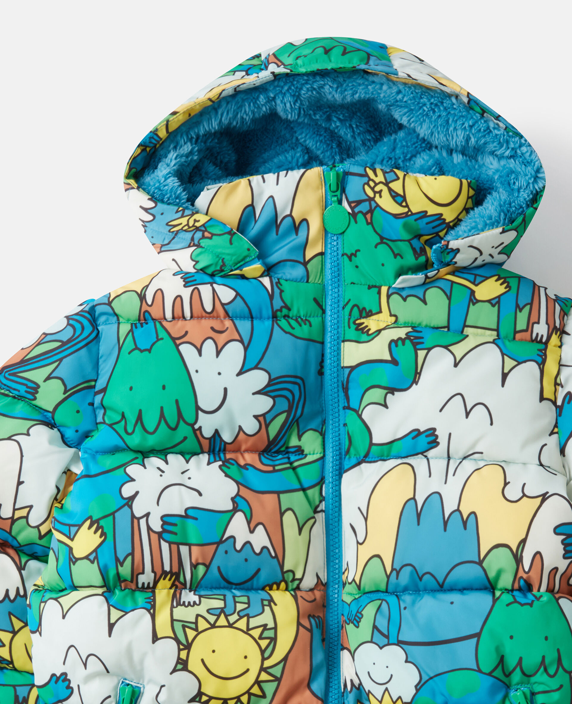 Regenmantel mit Earth Friends Print-Bunt-medium