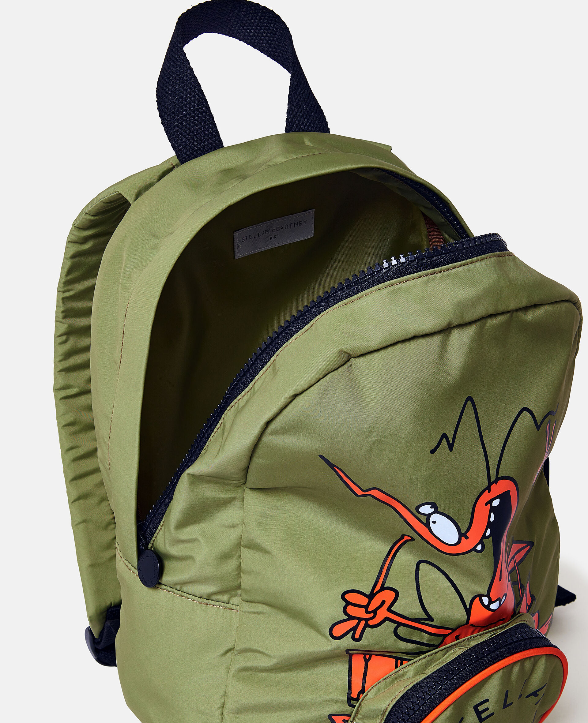 Bug Band Graphic Backpack-Green-large image number 3