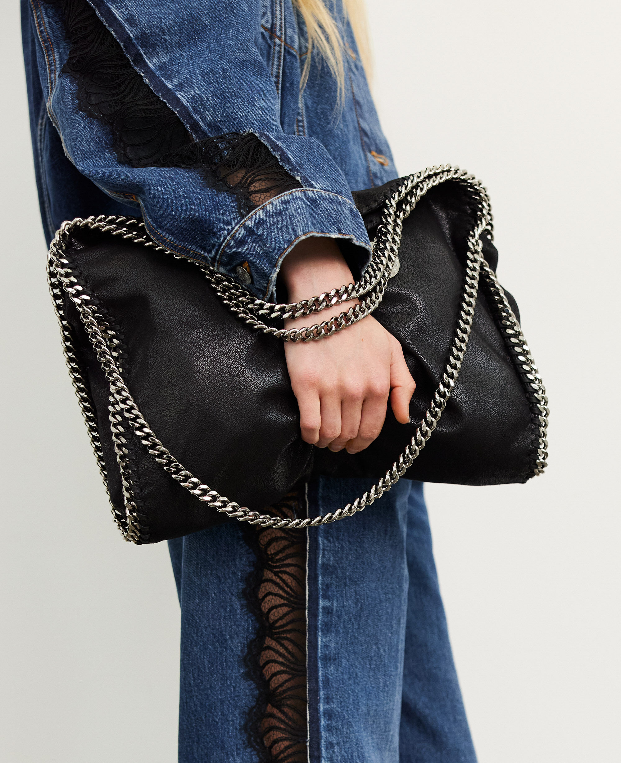 Tote Bag Falabella mit Ueberschlag