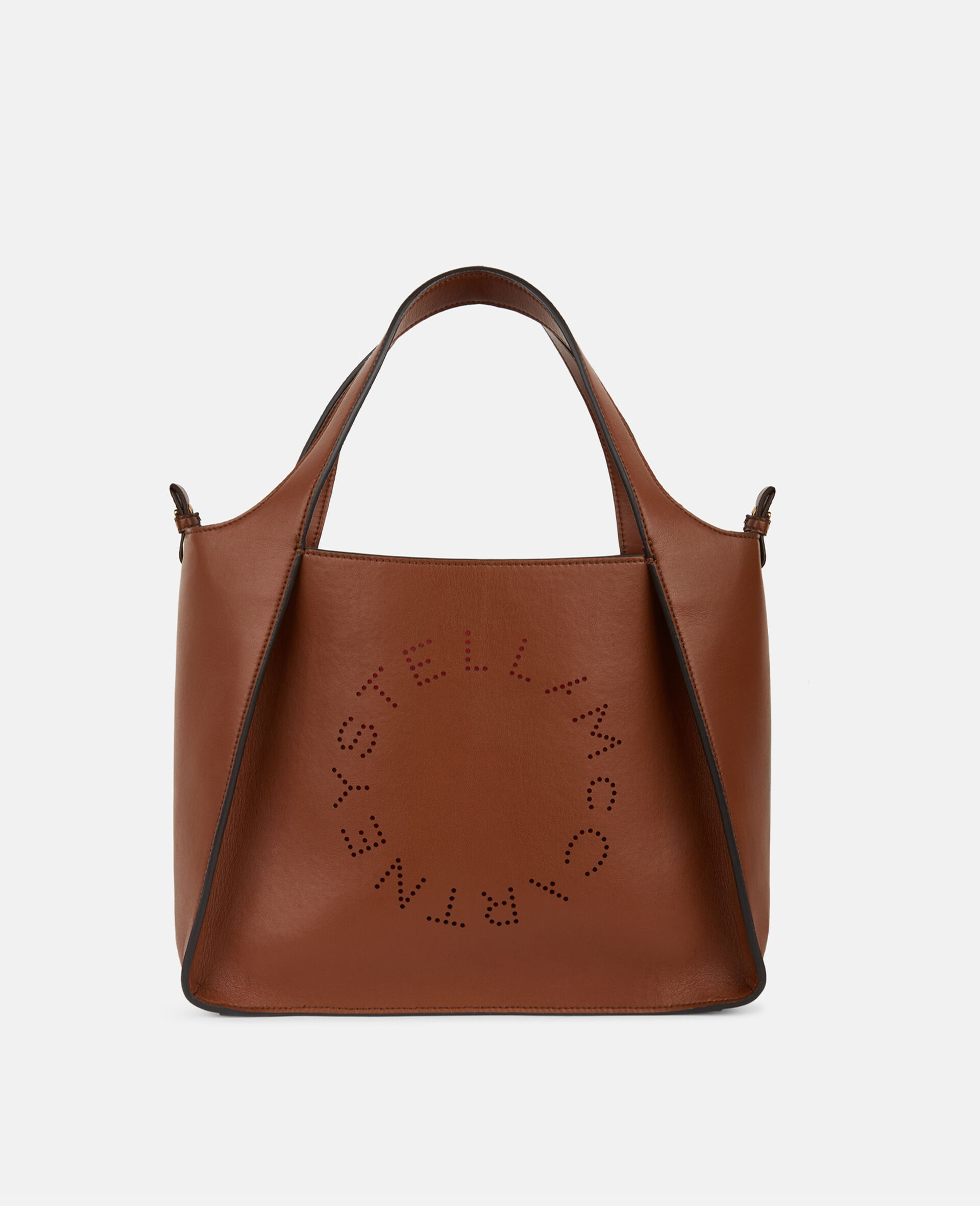 Logo Crossbody Tote Bag-Black-large image number 0