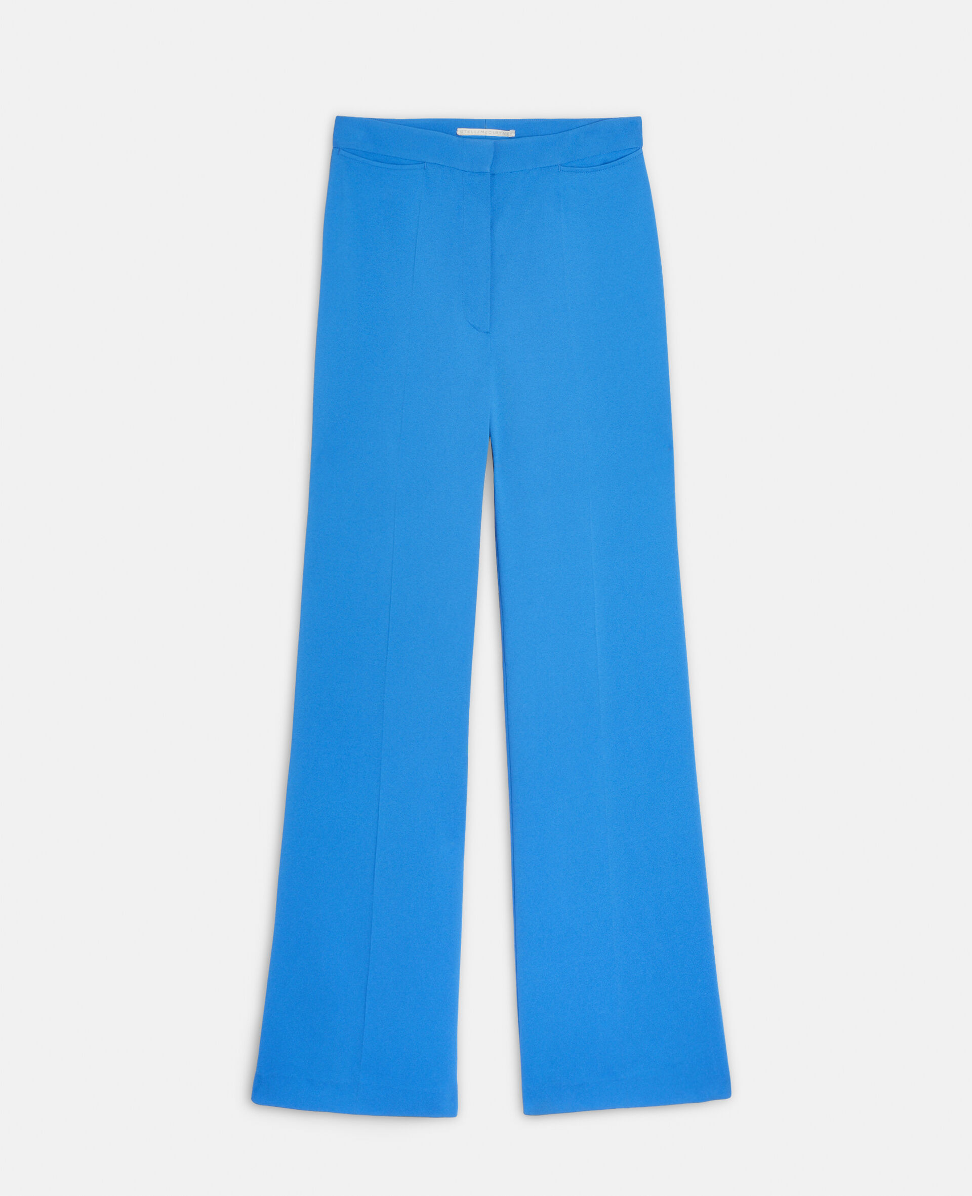 Tailored Twill Trousers-Blue-large