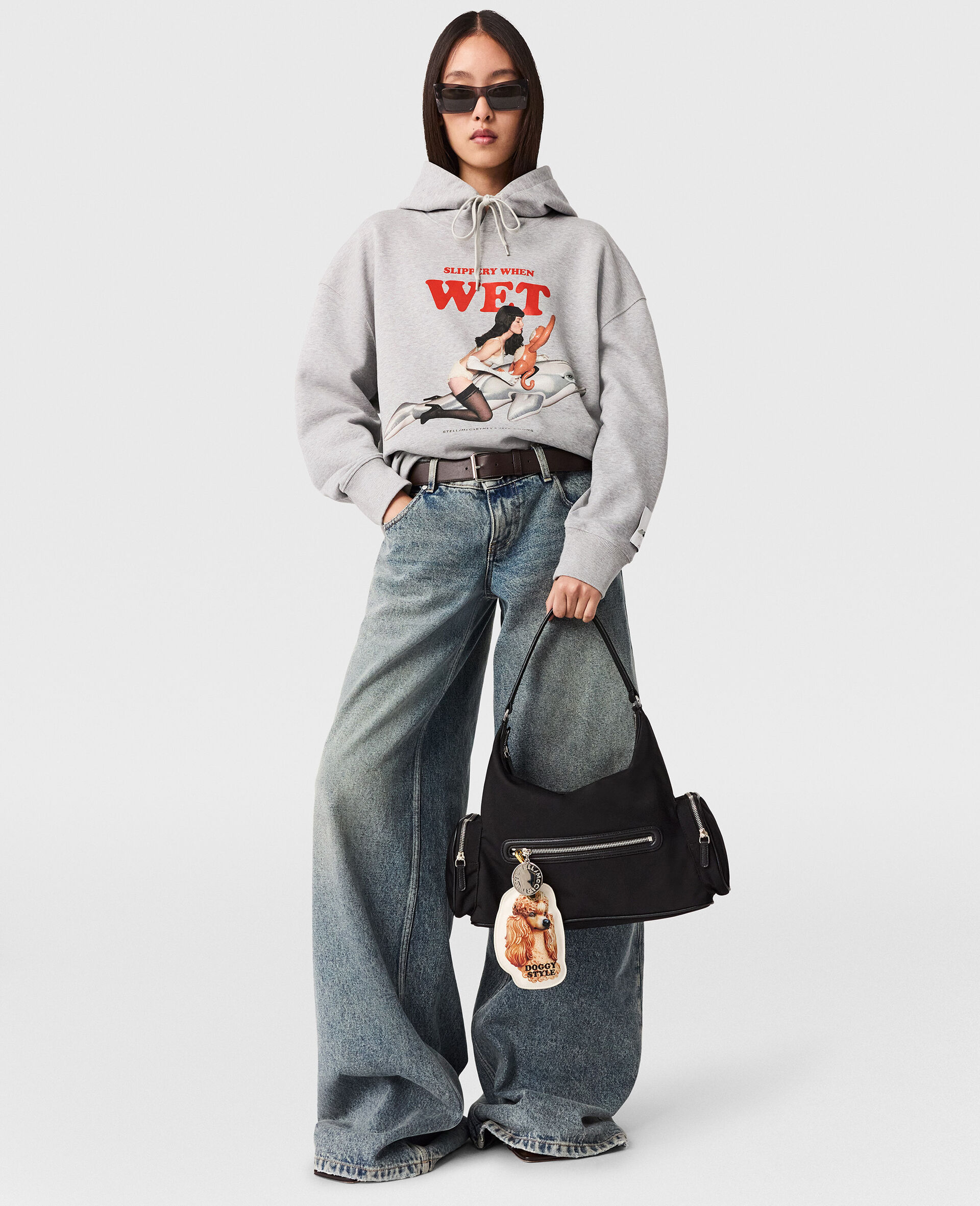 Jeff Koons Slippery When Wet Hoodie-Grey-large image number 5