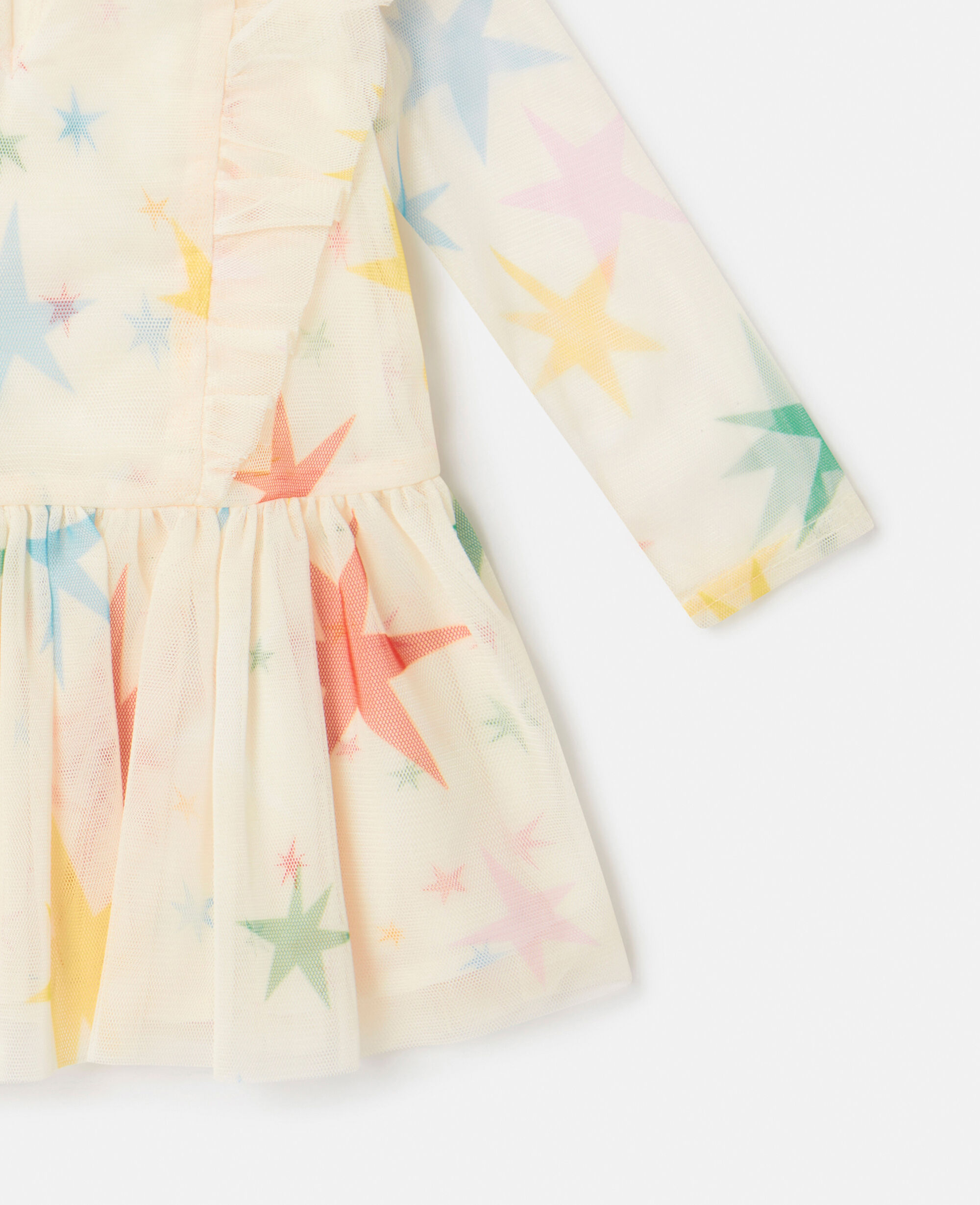 Stella McCartneyいちご柄チュールスカート Women Multicolour Star Pattern Frilled Tulle Dress | Stella