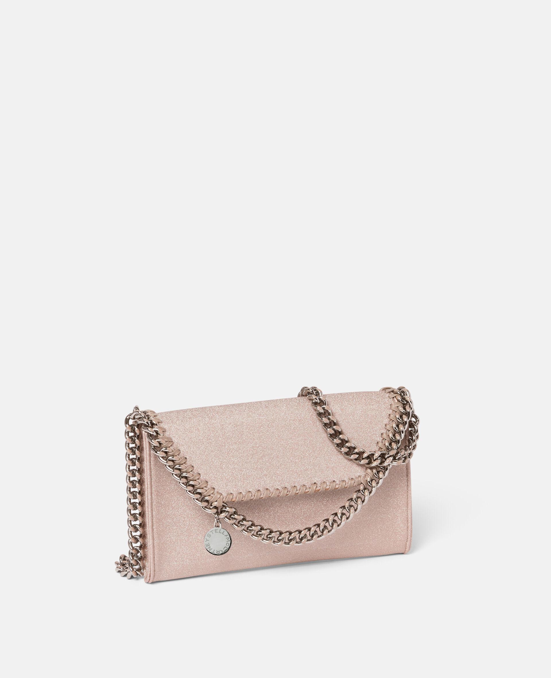 Neue glitzernde Mini-Tasche Falabella-Rose-large Neue glitzernde Mini-Tasche Falabella-Rose-large image number 1