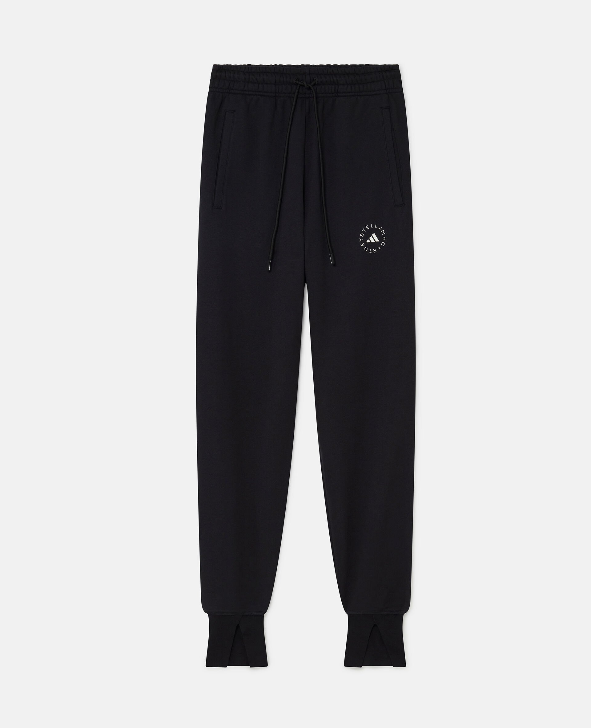 Pantalon de jogging a chevilles fendues TrueCasuals-Noir-large image number 0