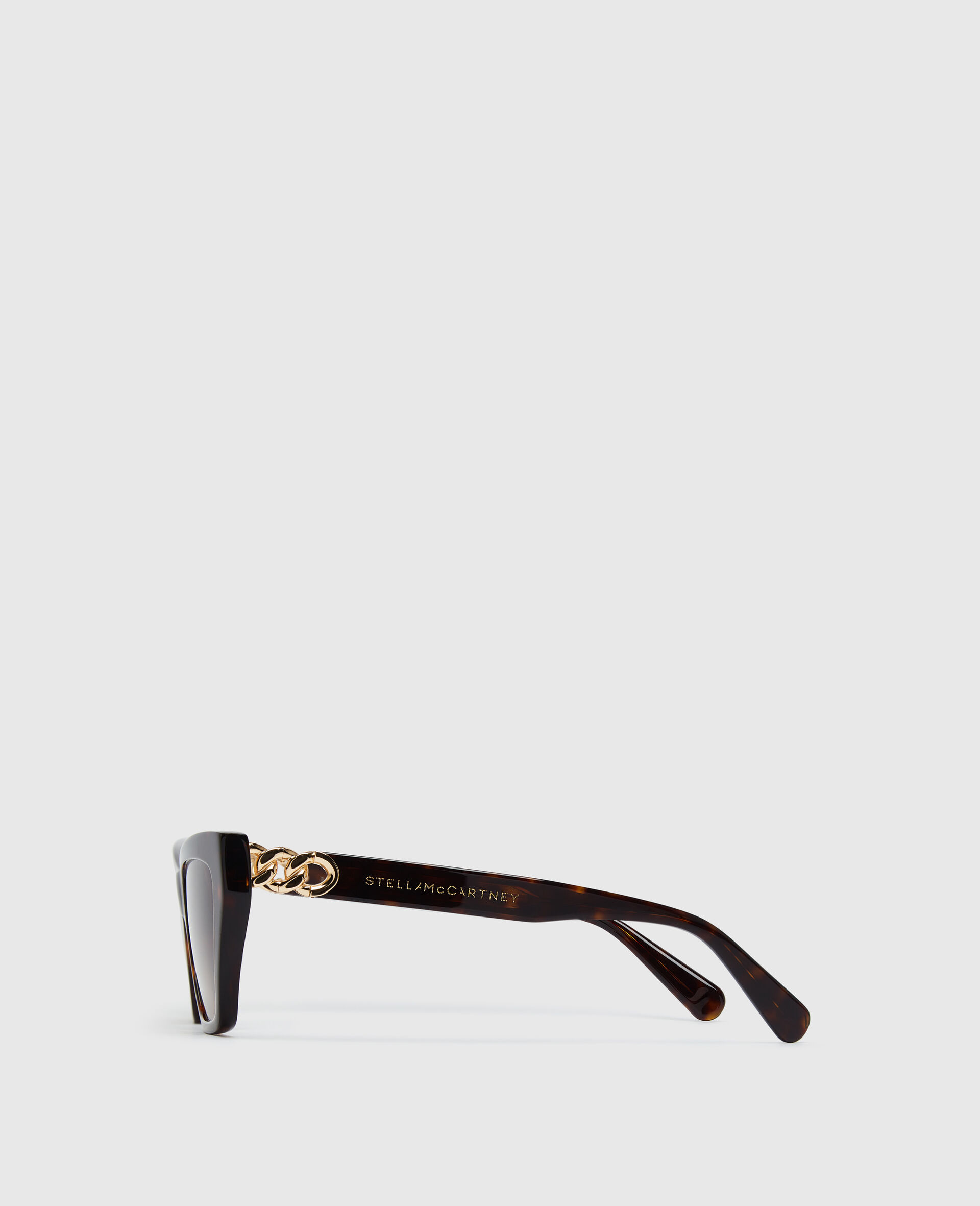 Exaggerated Cat-Eye Sunglasses-Brown-medium