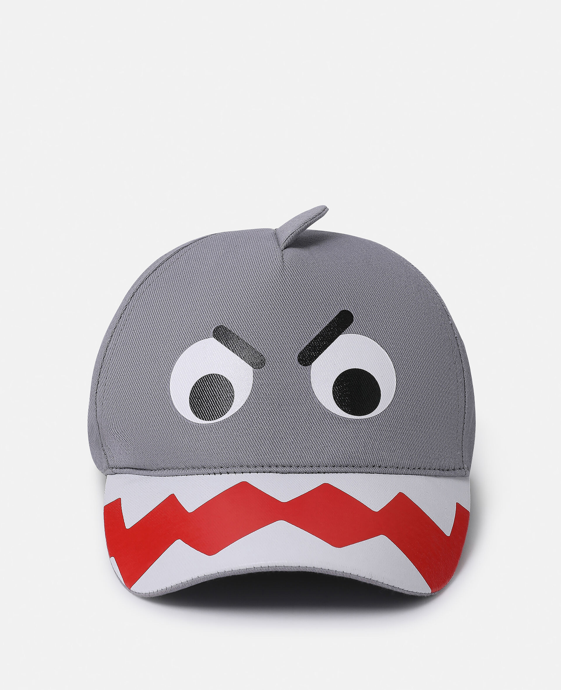 Shark Baseball Cap-Grey-model