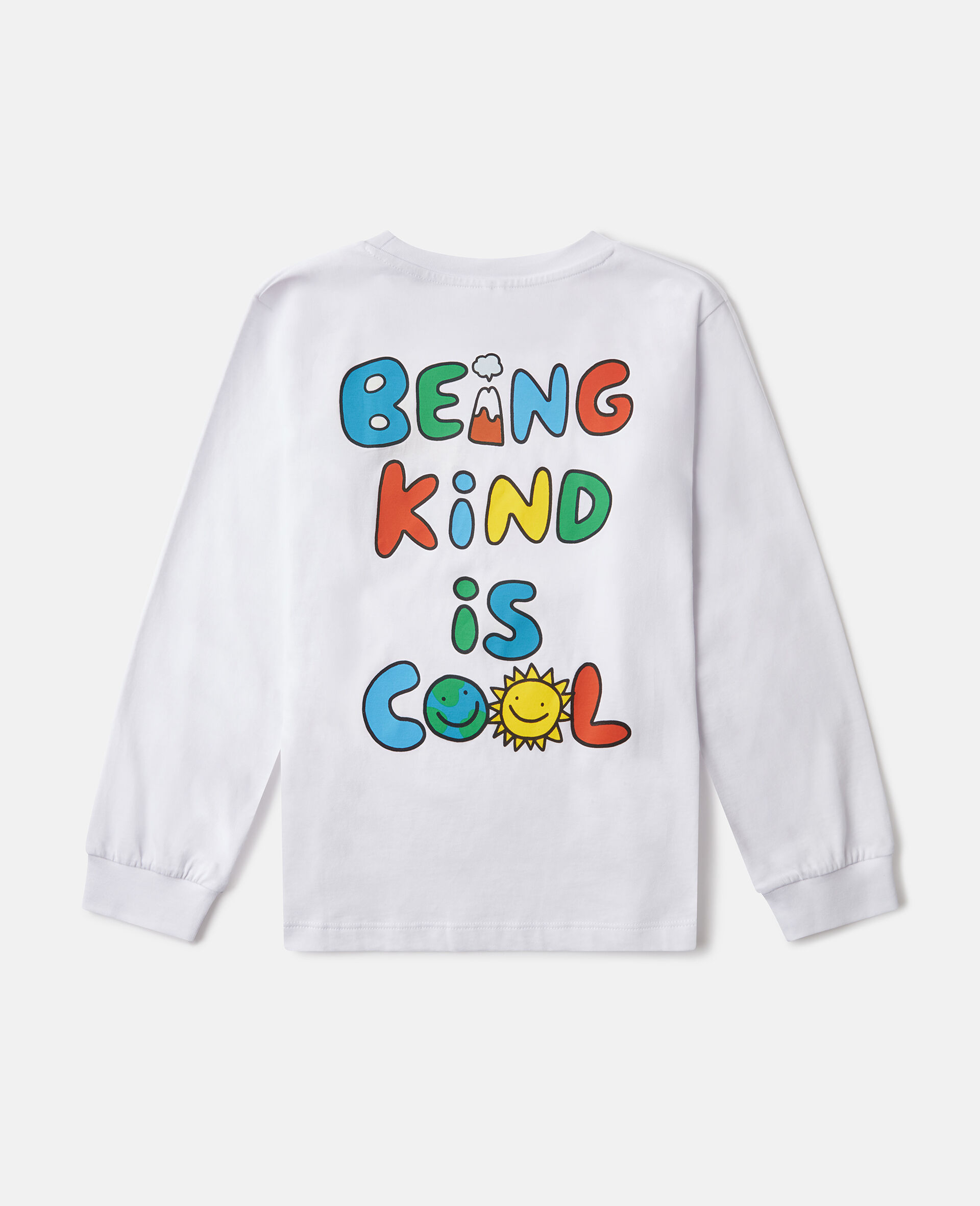 Earth Friends Graphic Long-Sleeve Top-White-large image number 2