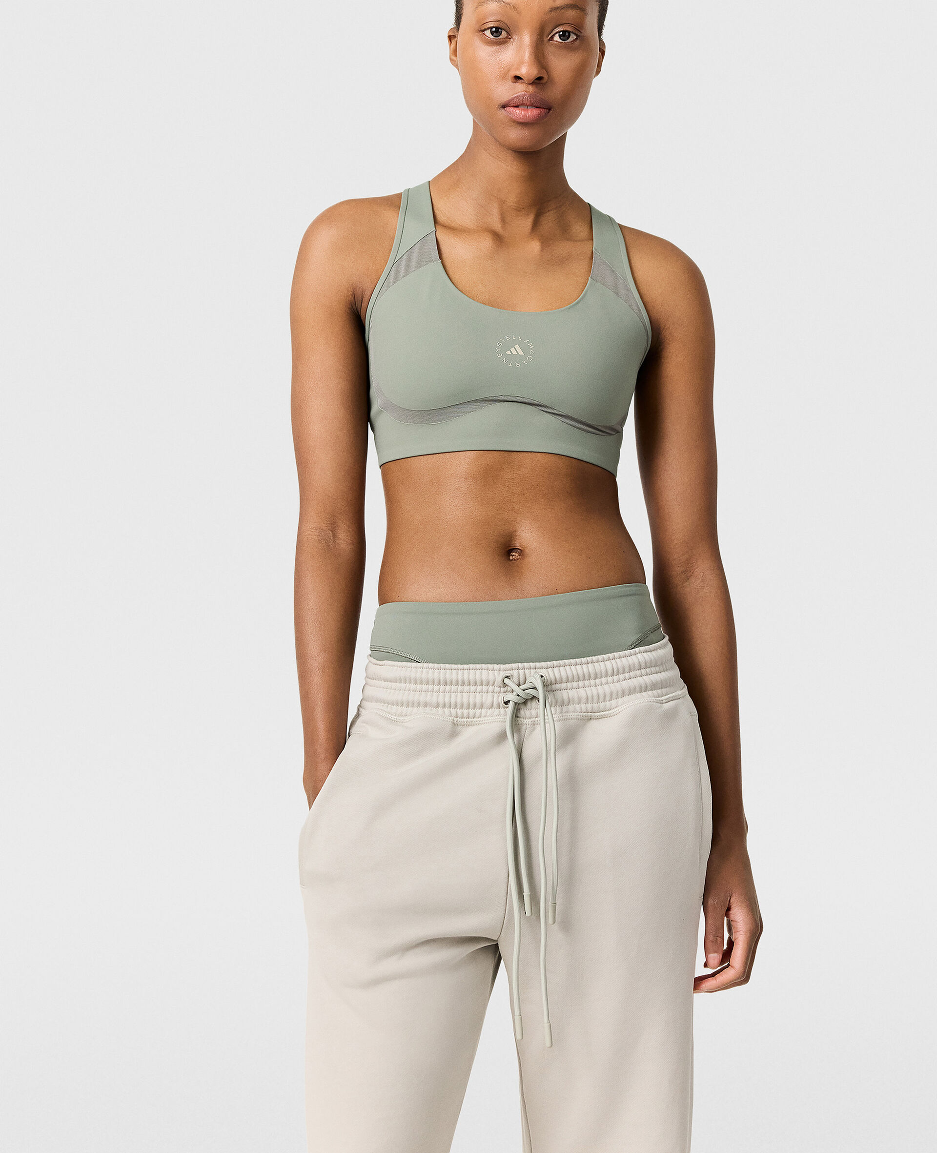 Logo Straight-Leg Joggers-Grey-large image number 4