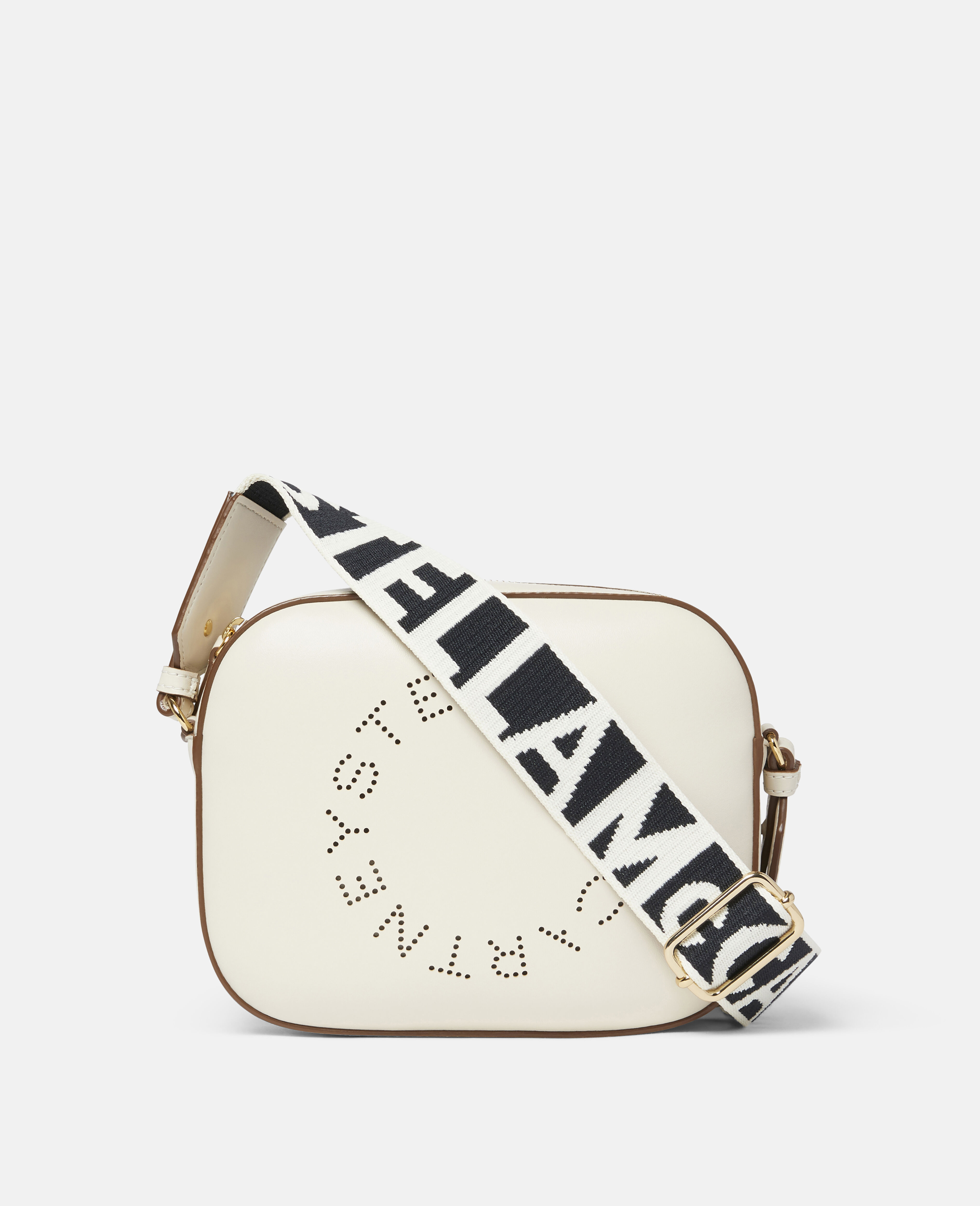 Women White Logo Crossbody Camera Bag | Stella McCartney US