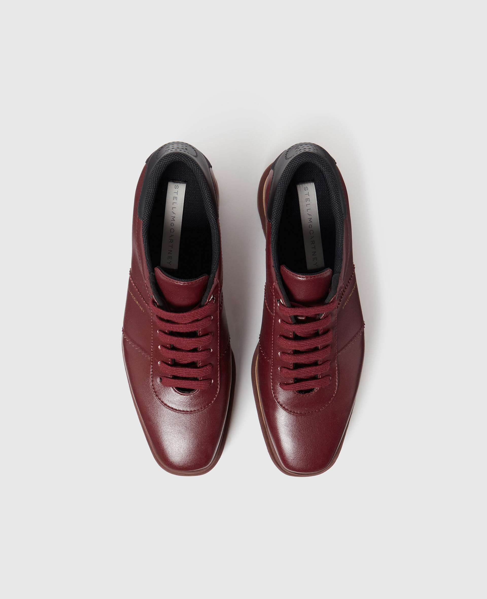 Sneak-Elyse Platform Sneakers-Red-large image number 3