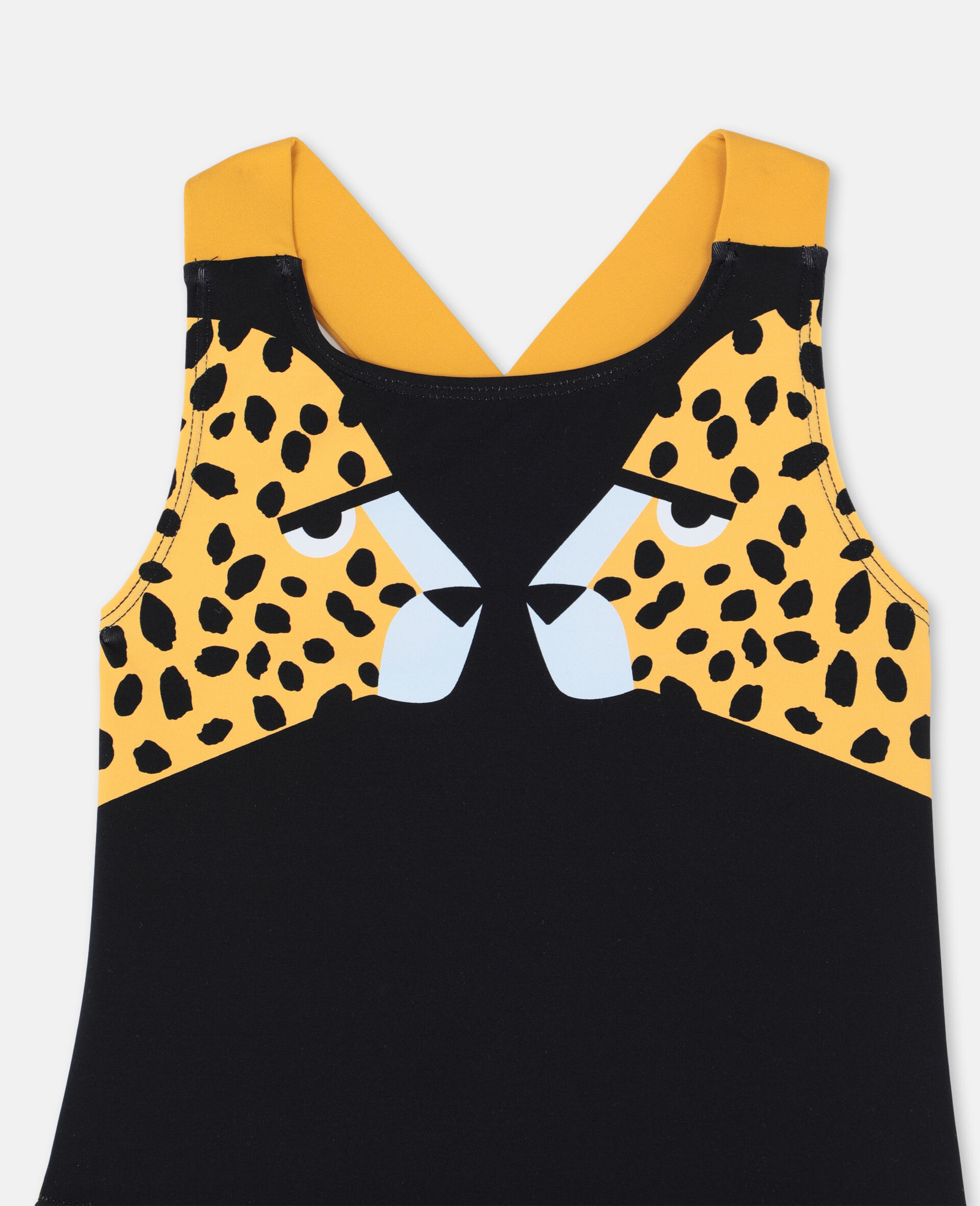 Cheetah Swimsuit-Black-large image number 1