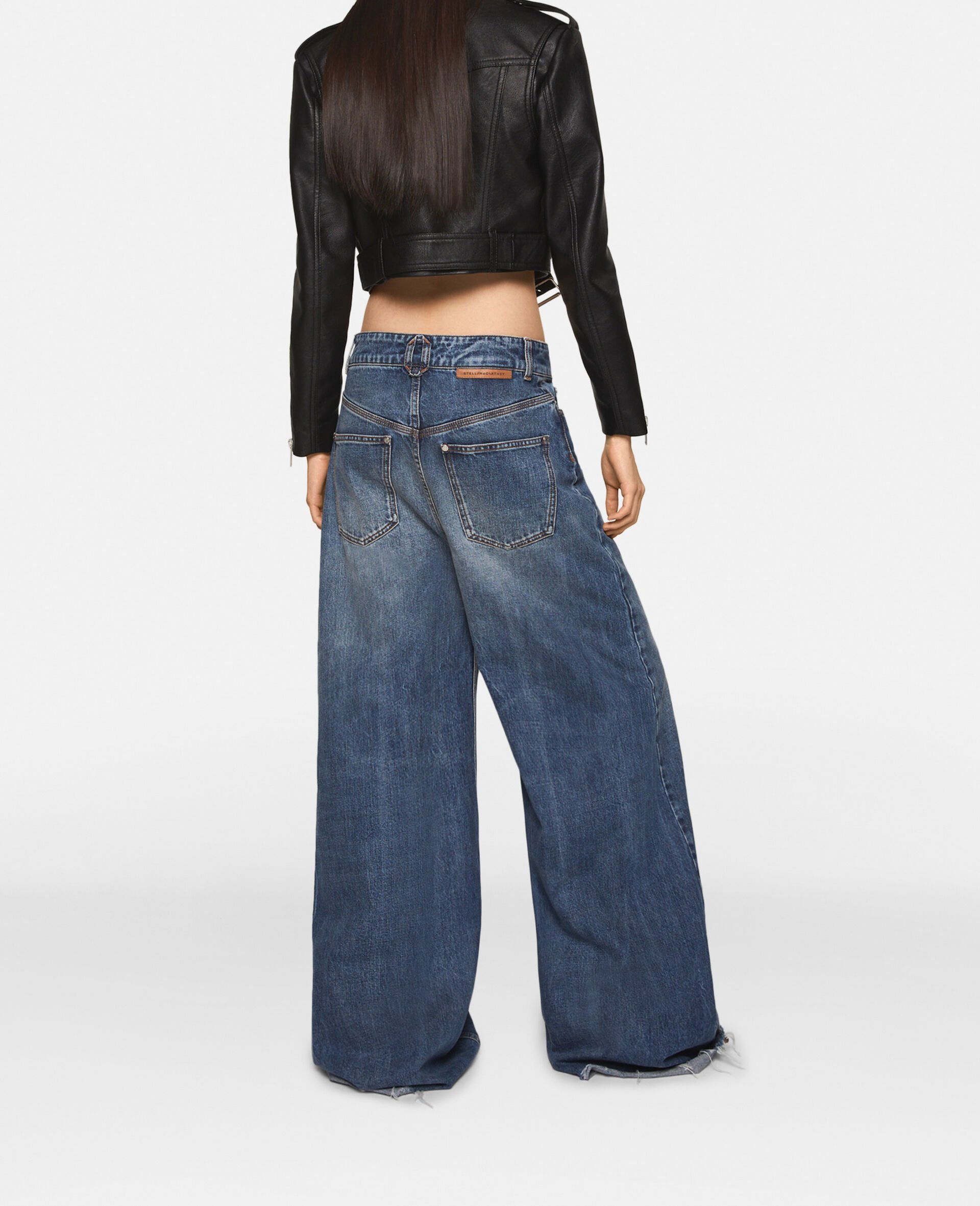 Cropped Alter Mat Biker Jacket-Black-large image number 3