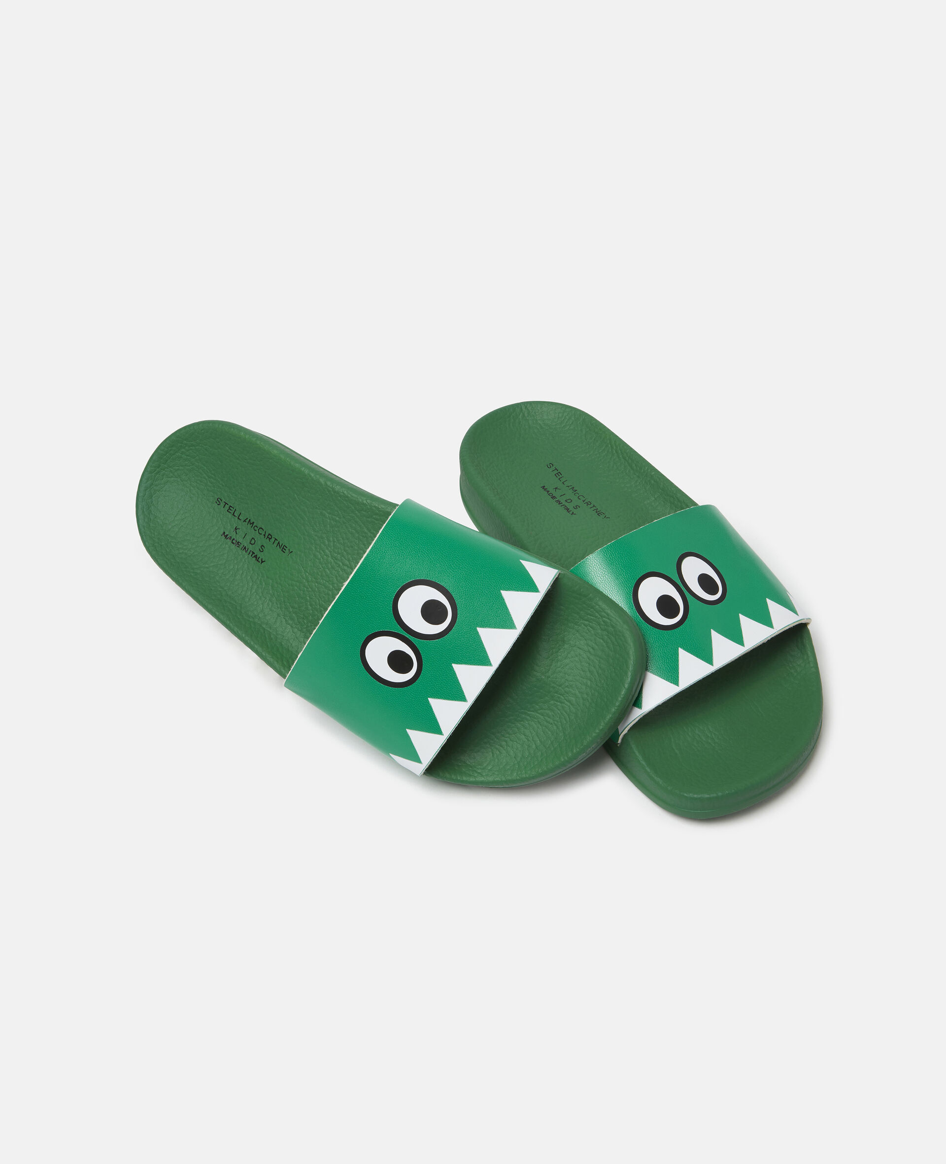 Crocodile Spike Slides-Green-large image number 1