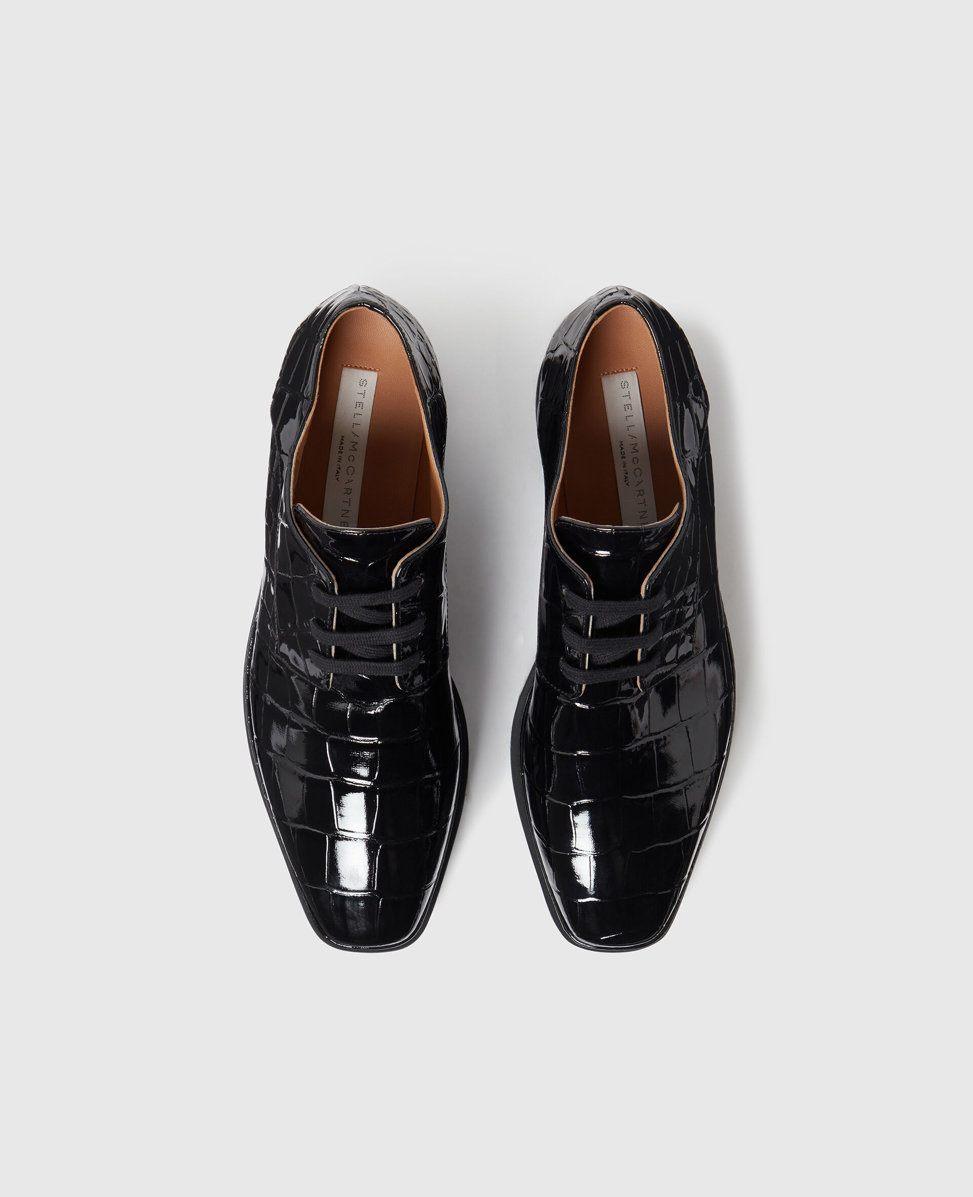 Limited-Edition Elyse Crocodile Platforms-Black-large image number 3