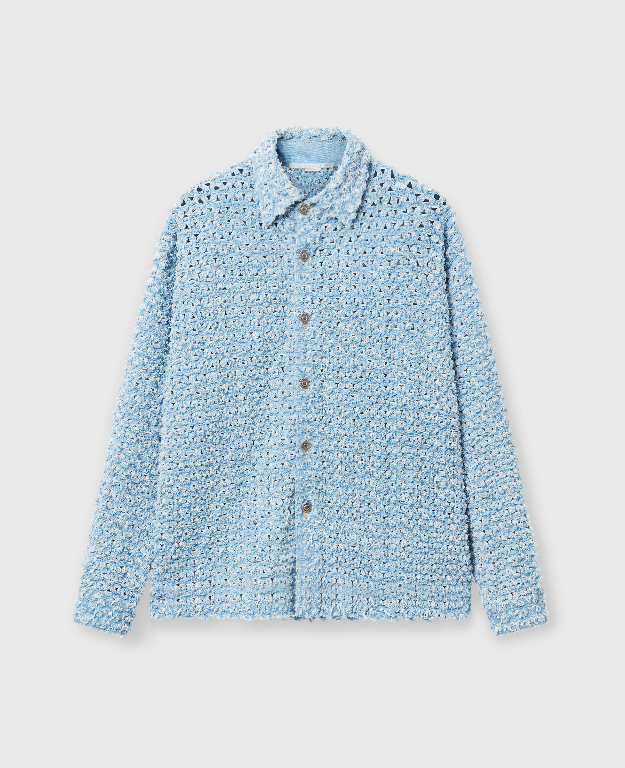 Women ライトブルー オーバーサイズ デニム ブークレ シャツ | Stella McCartney JP