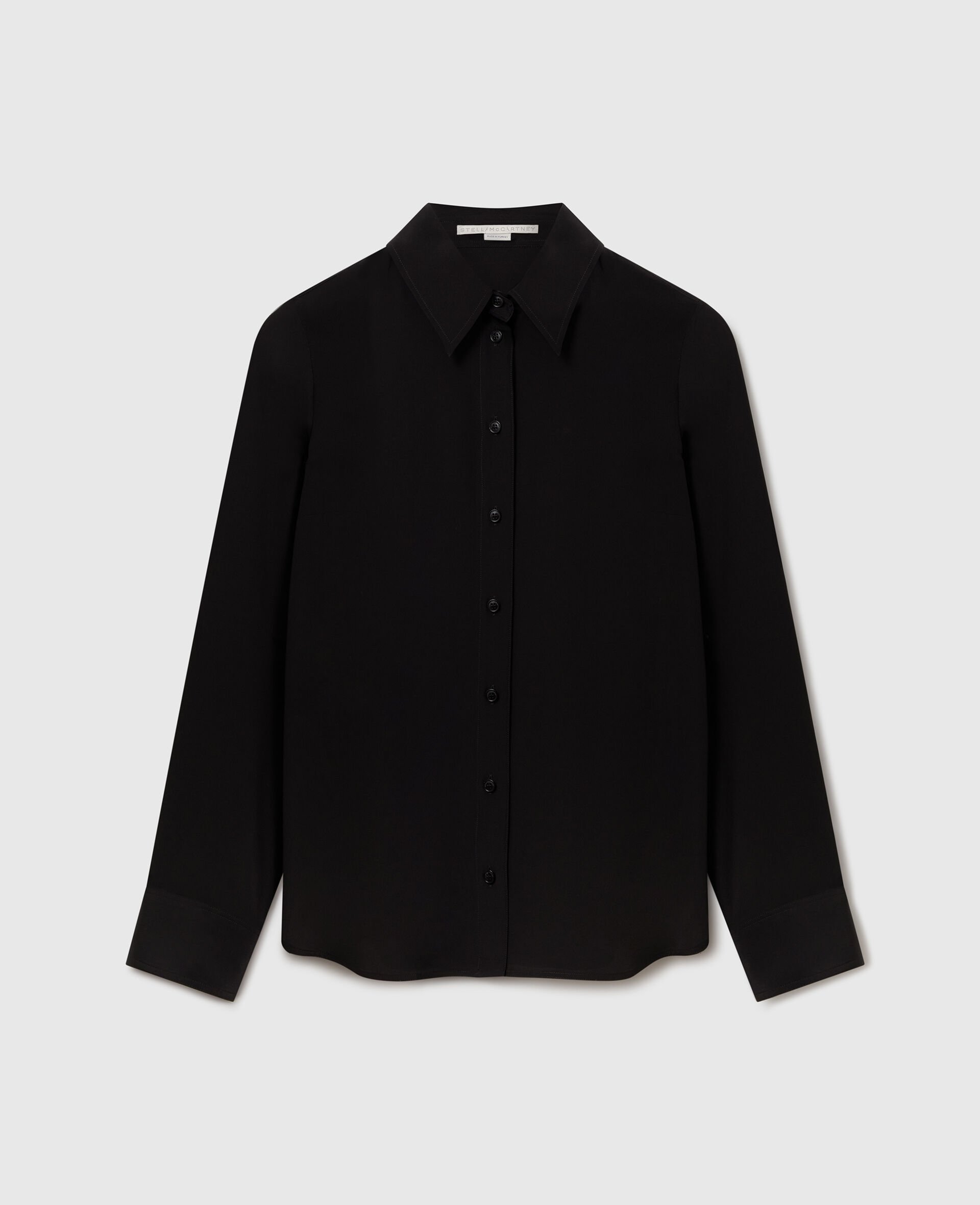 Silk Shirt-Black-medium