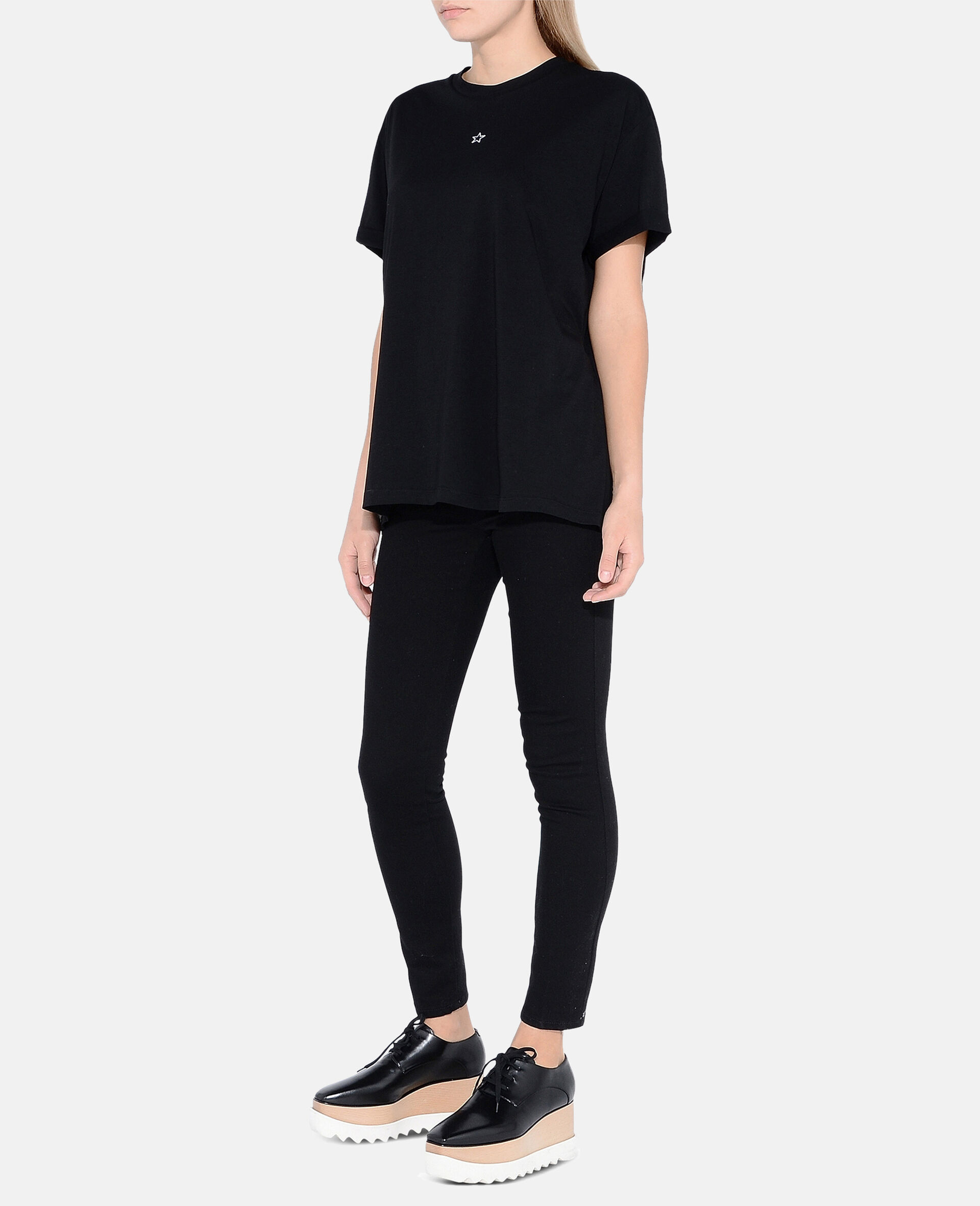 Women BLACK Mini Star T-Shirt | Stella McCartney AU