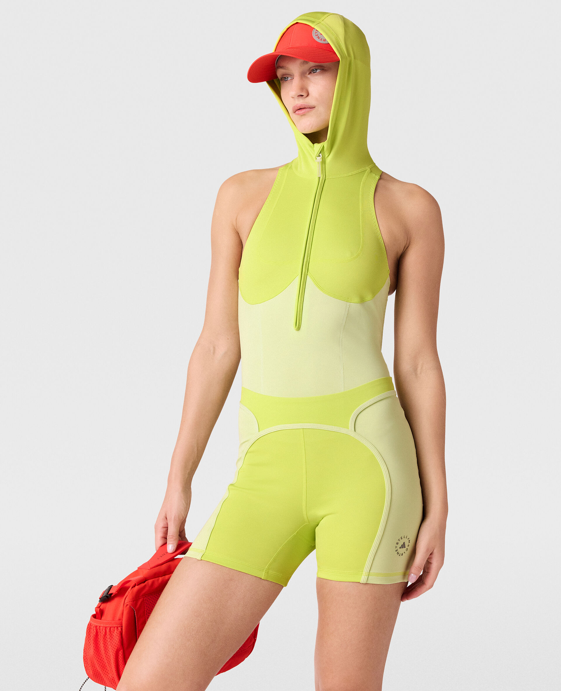 TrueLife Hooded Onesie-Green-model