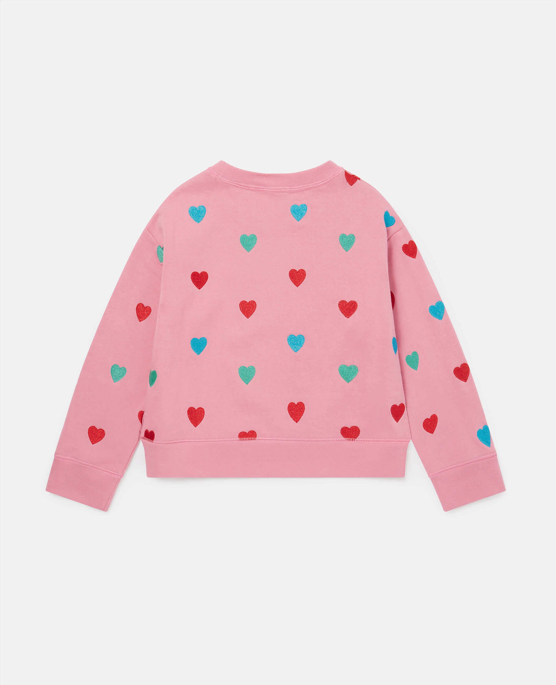 Sweatshirt mit Herz Print-Rose-large Sweatshirt mit Herz Print-Rose-large image number 2