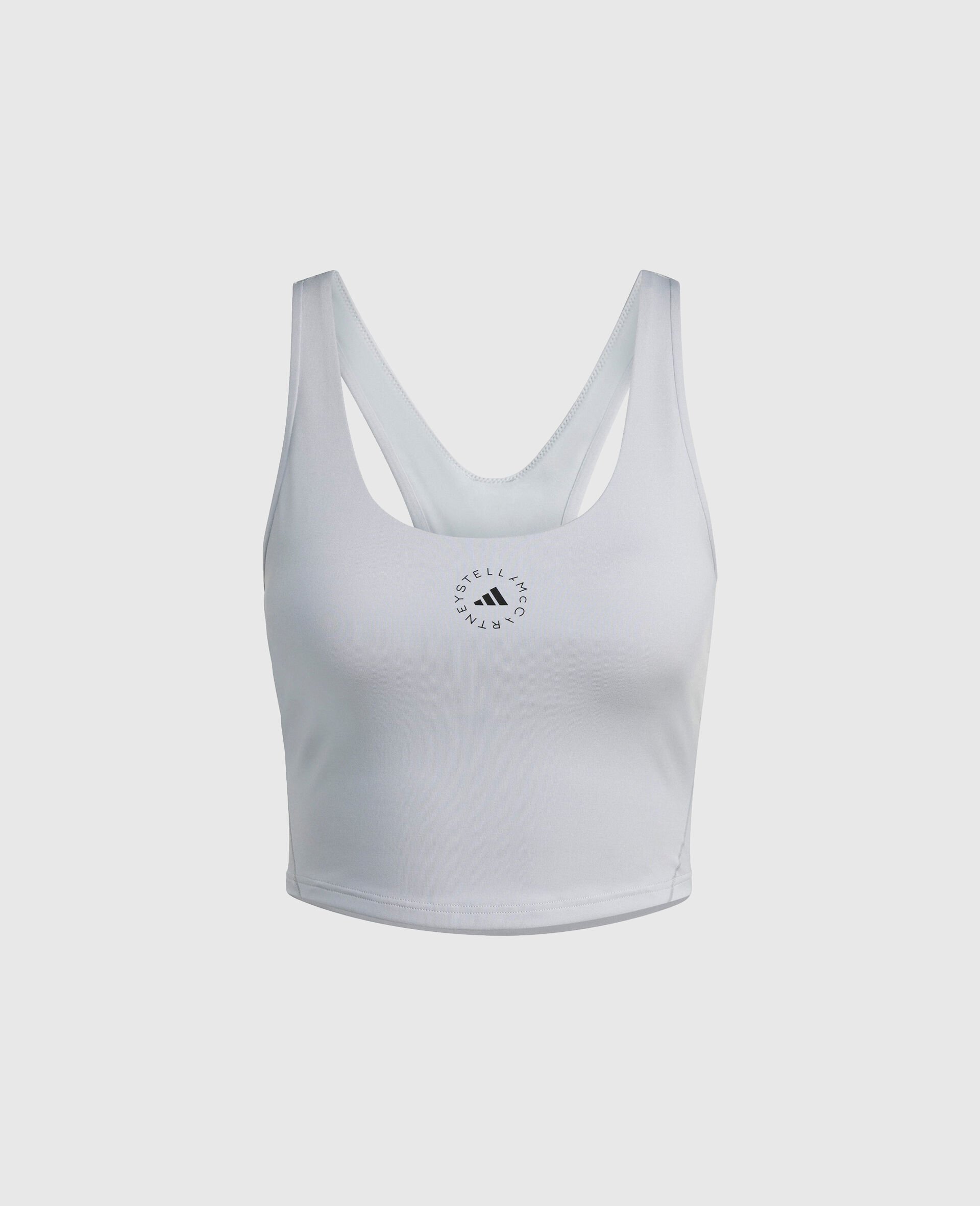 TrueStrength Yoga Cropped Tank-Grey-medium